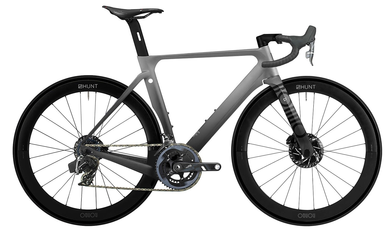 Rondo HVRT CF 1 Road Plus Black/Pearl Grey 28" Diamant M