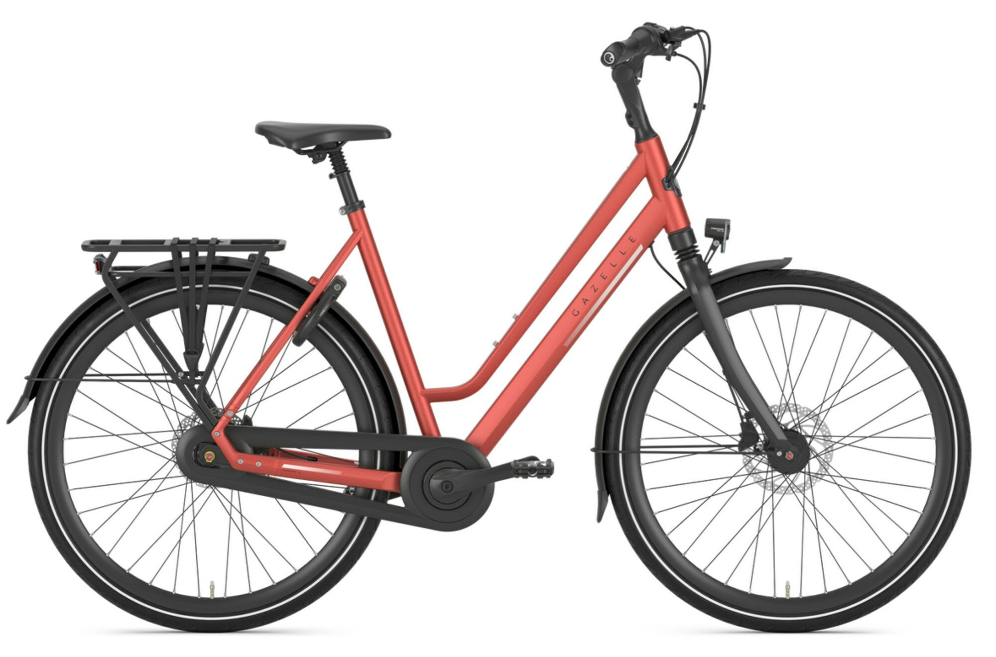 Gazelle Chamonix C8 metallic orange matte 28" Wave 57 cm