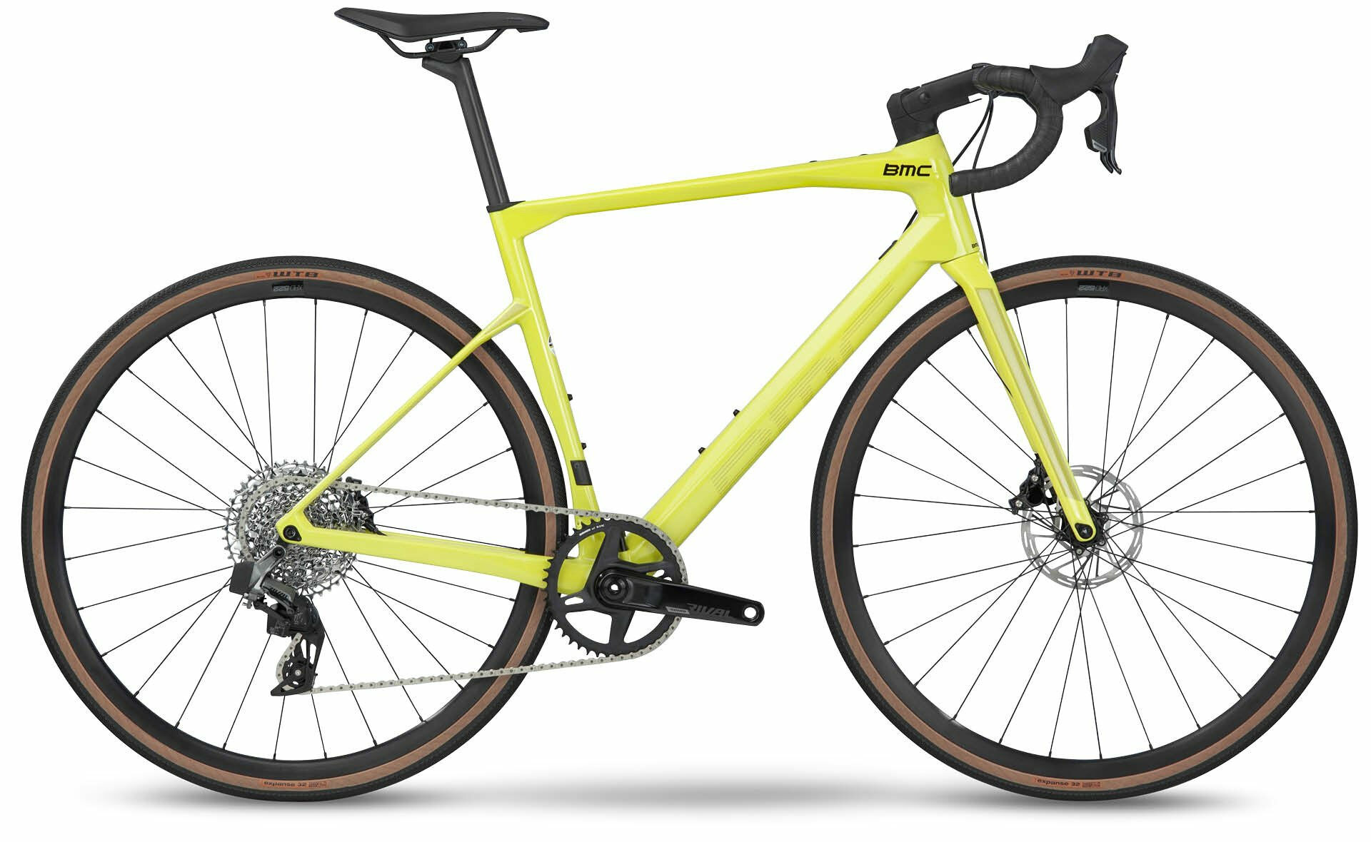 BMC Roadmachine X TWO LIME YELLOW/BLACK 2023 28" Diamant