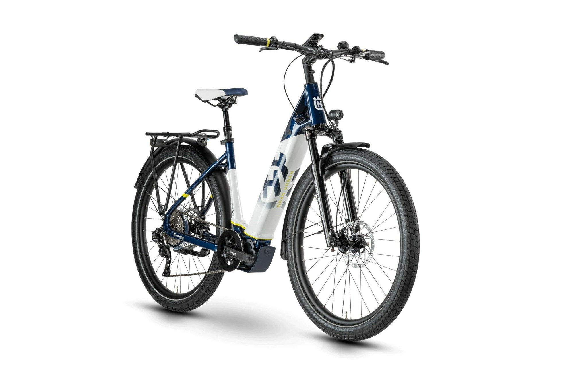 Husqvarna Gran Urban 6 Blue/White/Yellow 27,5" 504 Wh Wave