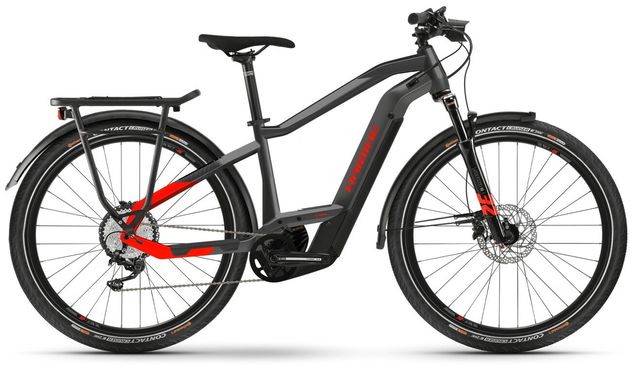 Haibike 9 Anthracite/Red - 625 Wh - 27.5 Zoll - Diamant