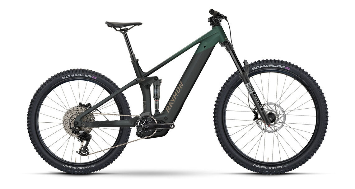 Raymon VAMOK COMP - 29"/275" 800 Wh - black/seagreen