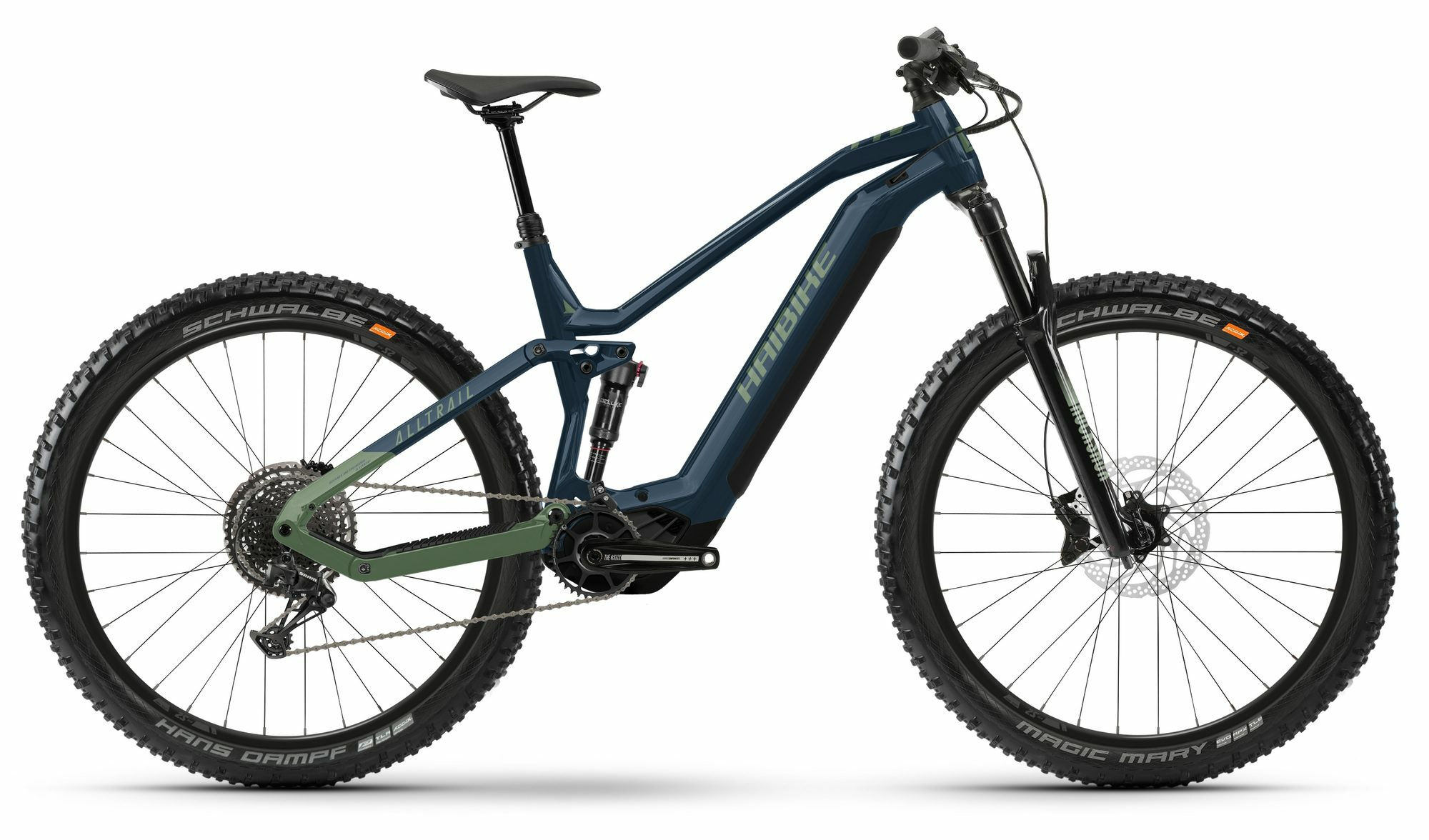 Haibike AllTrail 9 29 gloss metal blue olive 29" 720 Wh Diamant