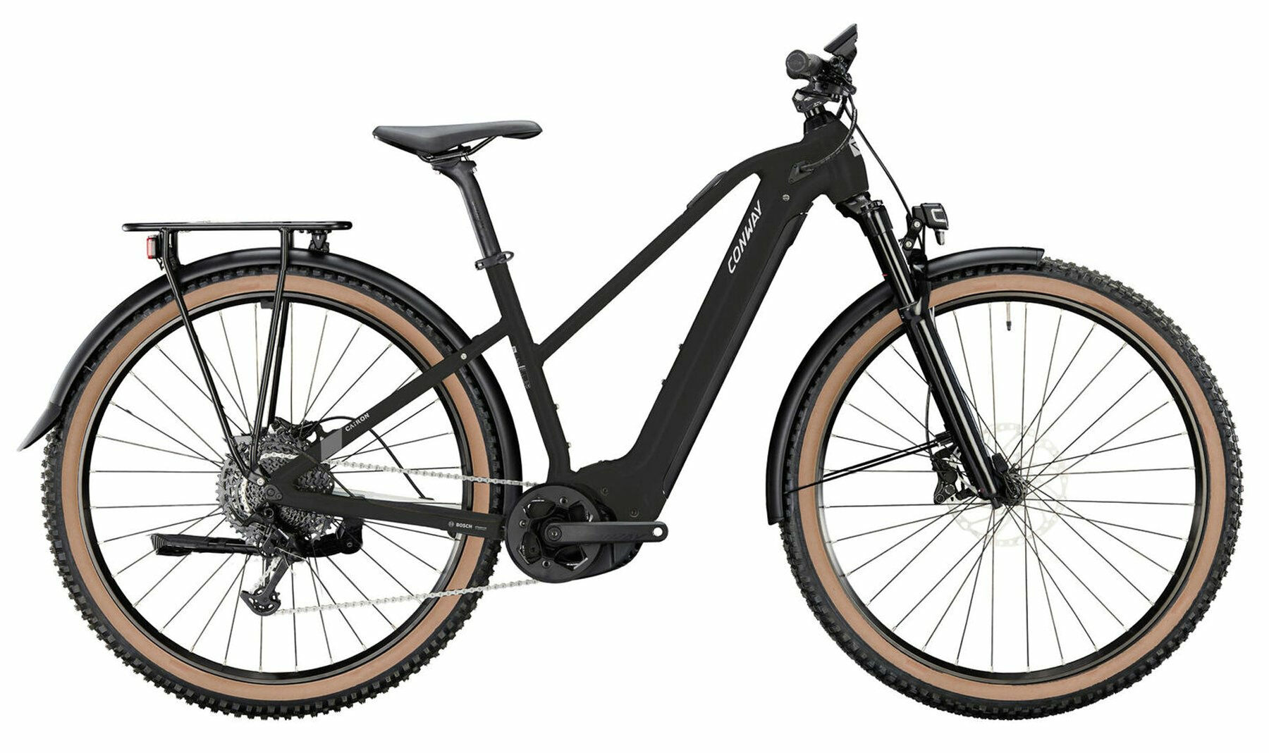 Conway CAIRON SUV 4.0 black matt / silver matt 29" 750 Wh Trapez 45 cm
