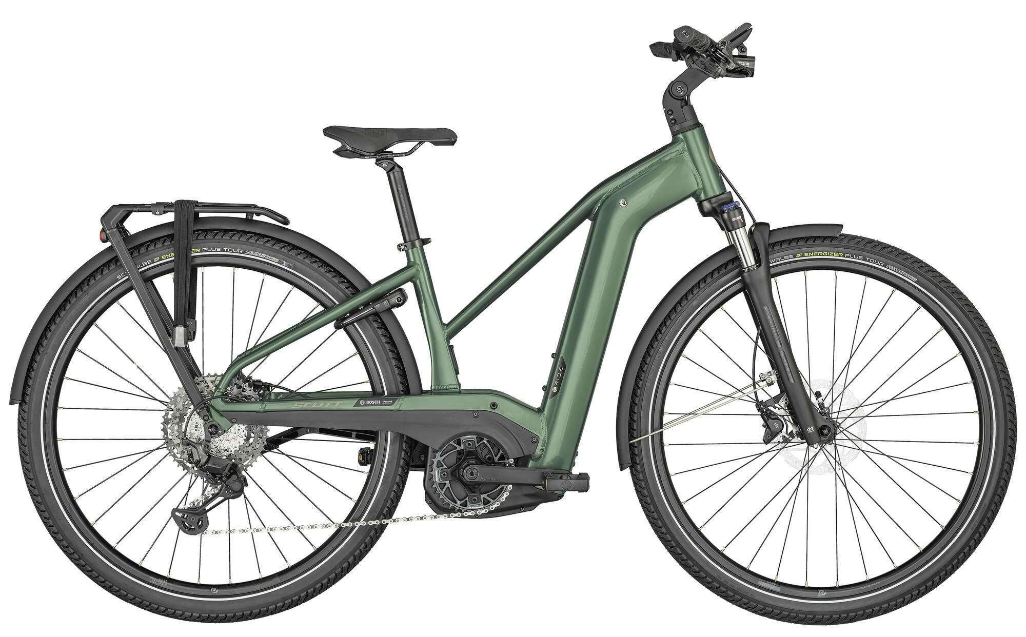 Scott SUB SPORT eRIDE 10 LADY Malachite Green 28" 750 Wh Trapez S