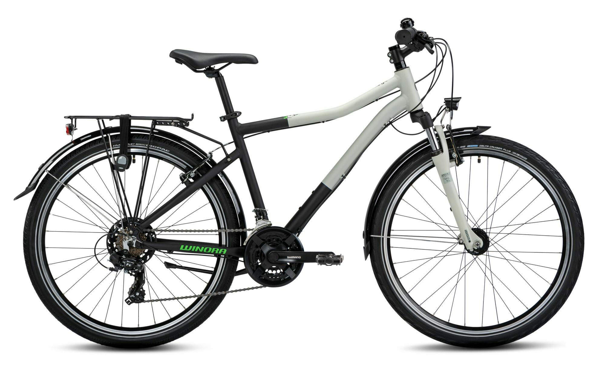 Winora Dash 26 Black/Grey matte 26" Diamant