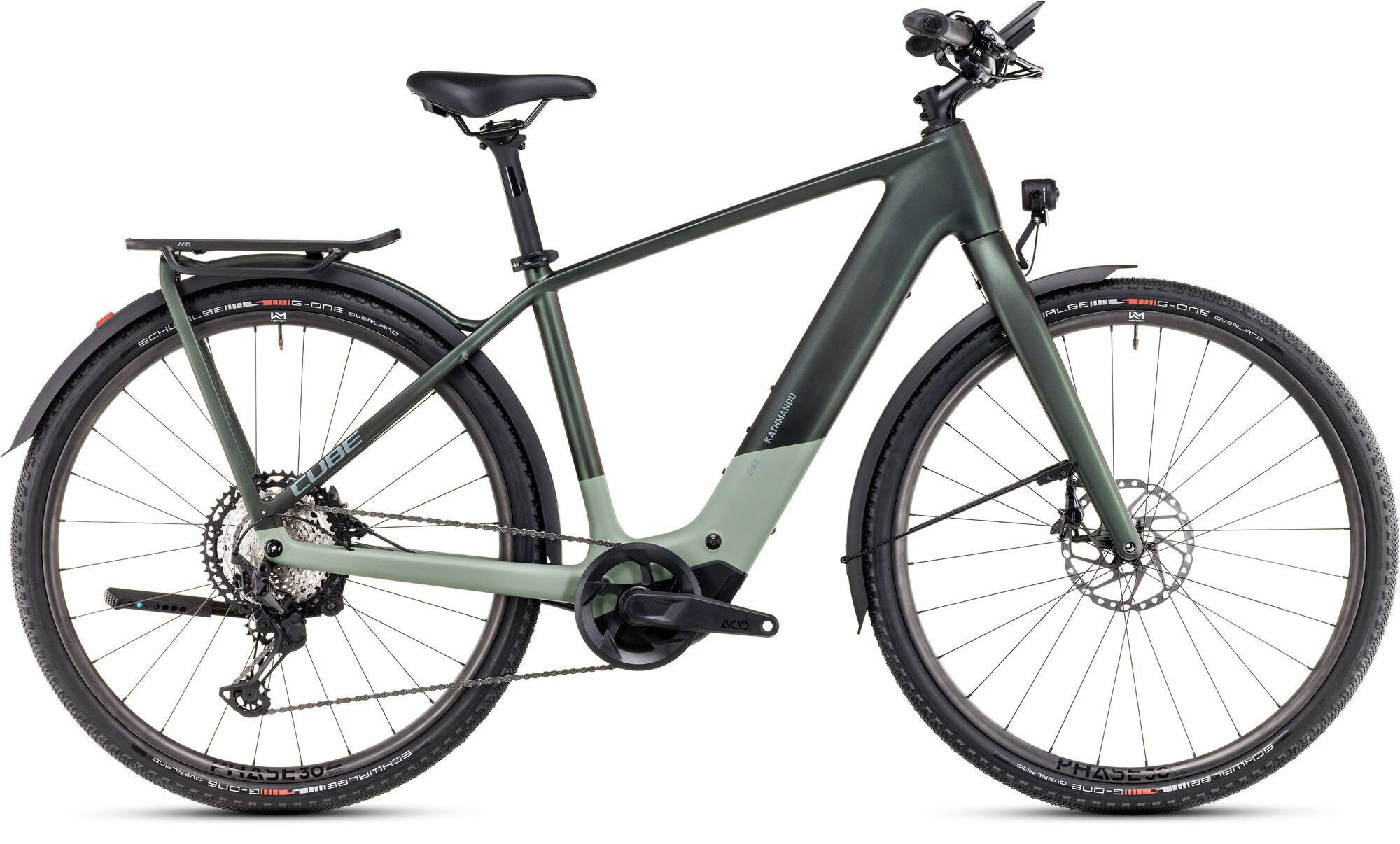 Cube Kathmandu Hybrid C:62 SLT 400X stellar´n´origanogreen 28" 400 Wh Diamant