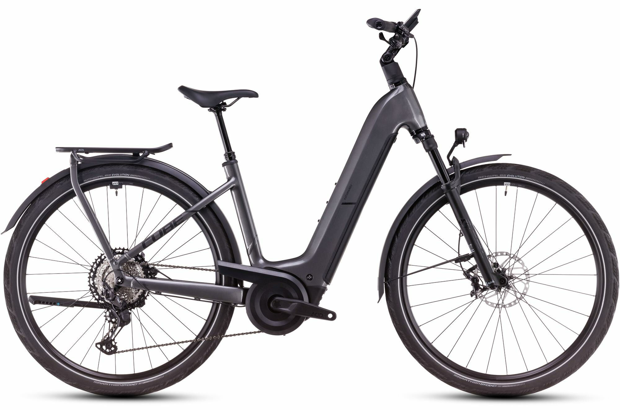 Cube Kathmandu Hybrid SLX 800 graphite´n´black 28" 800 Wh Wave