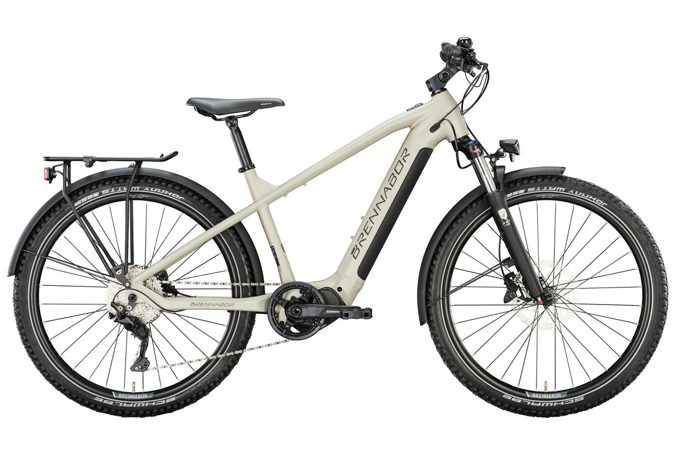 Brennabor A-92e snow silver matt/black matt 2022 27,5" 504 Wh Diamant