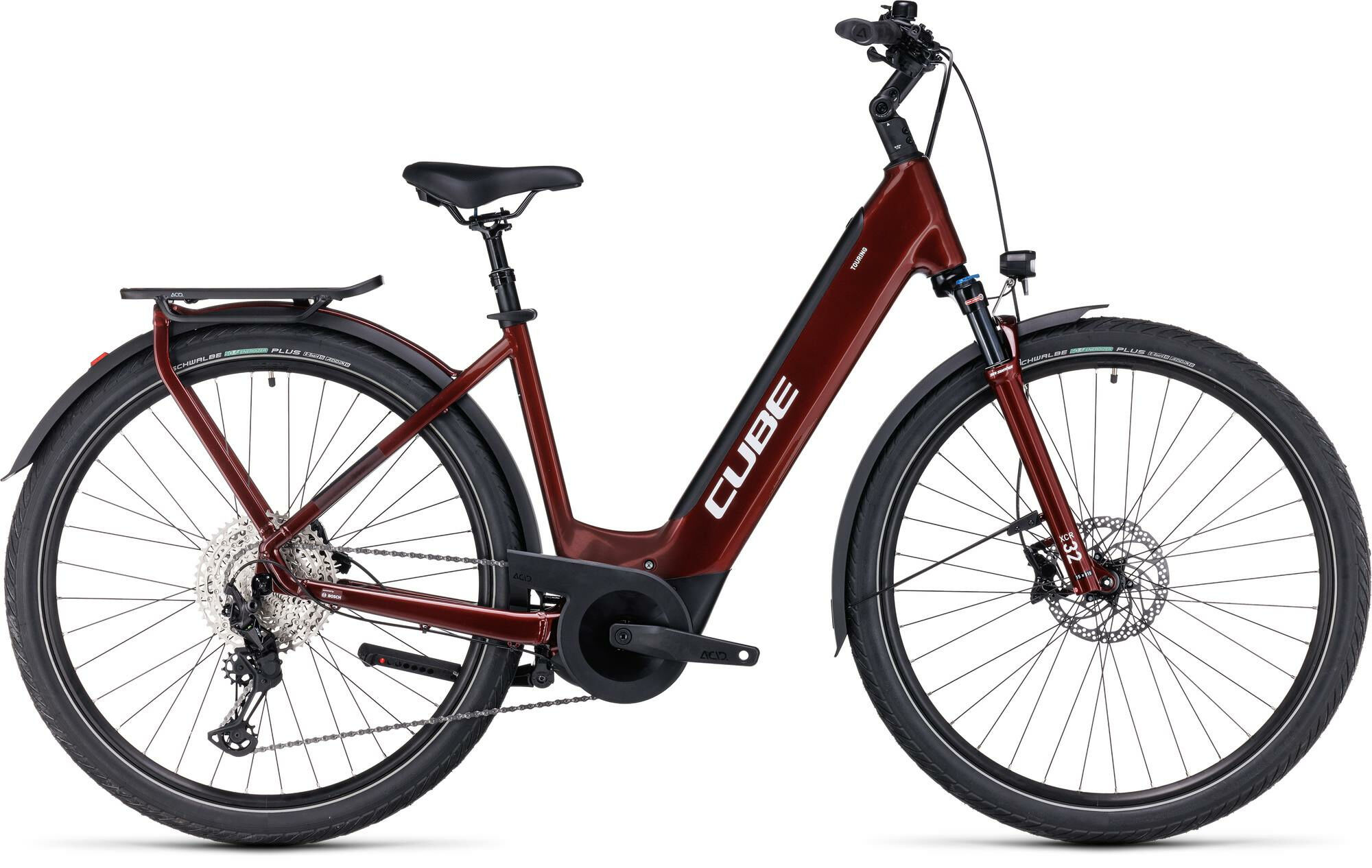 Cube Touring Hybrid EXC 625 red´n´white 2024 28" 625 Wh Wave