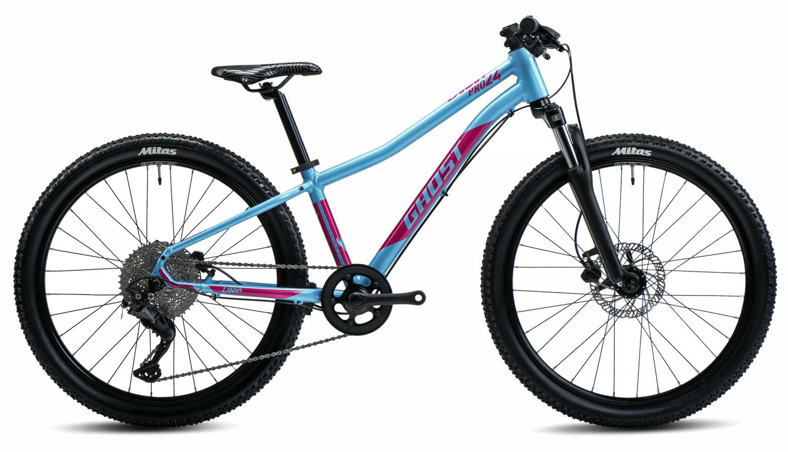 Ghost LANAO 24 PRO baby blue/magenta-glossy 24" Diamant 24"