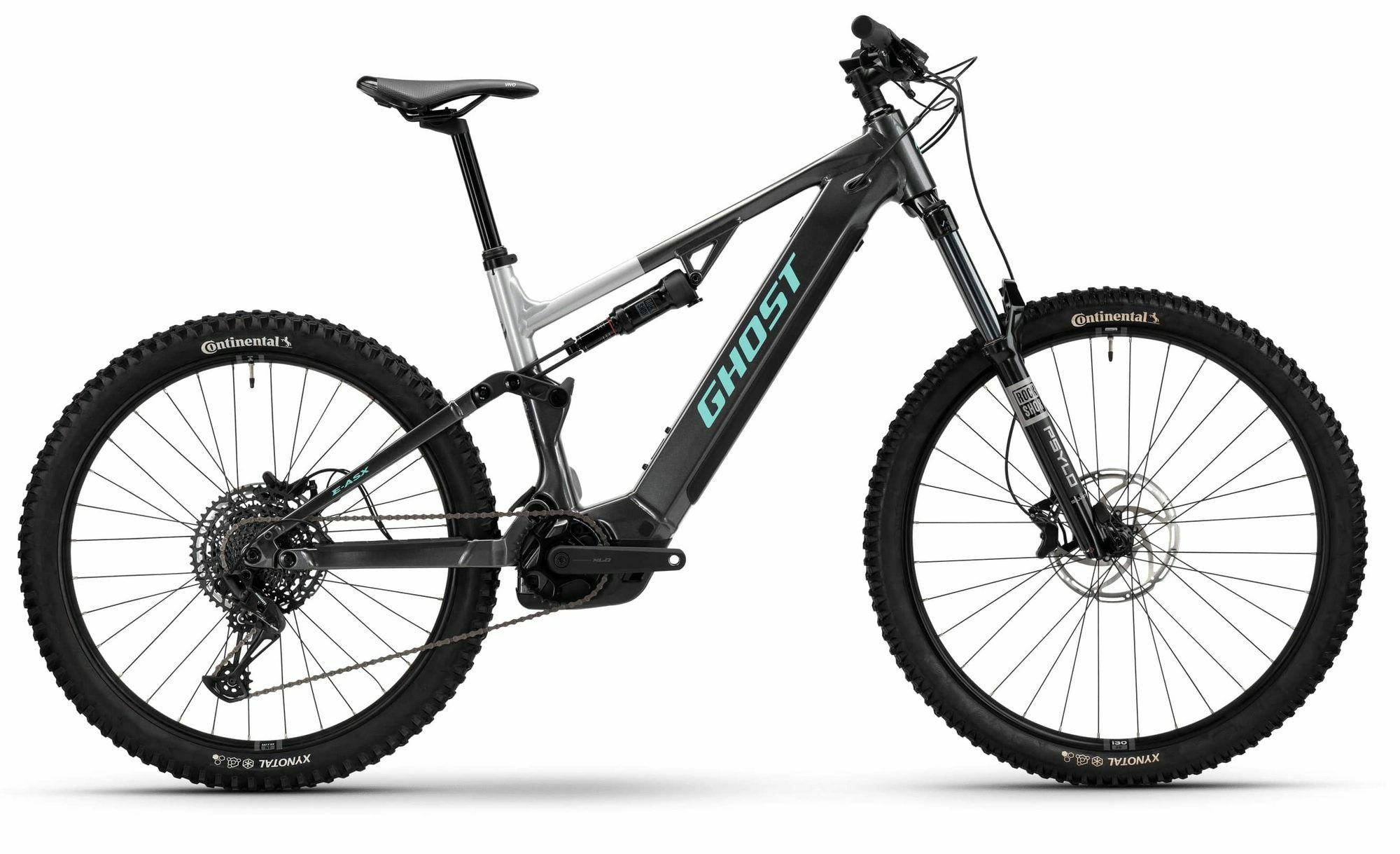 Ghost E-ASX UNIVERSAL - 29"/275" 800 Wh - blazing black/misty gray - glossy
