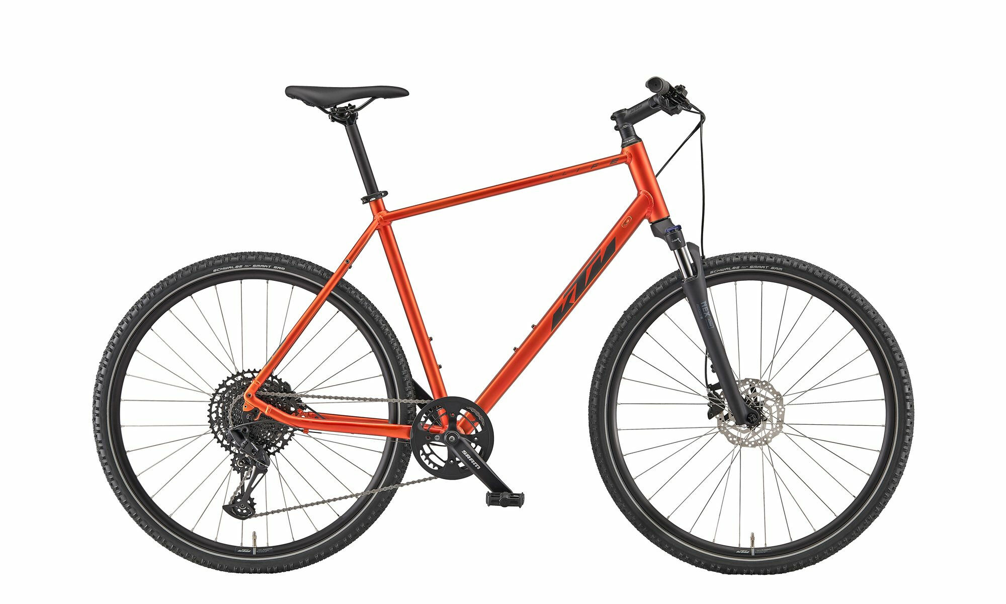 KTM X-LIFE CROSS burnt orange matt (grey+orange) 2023 28" Diamant