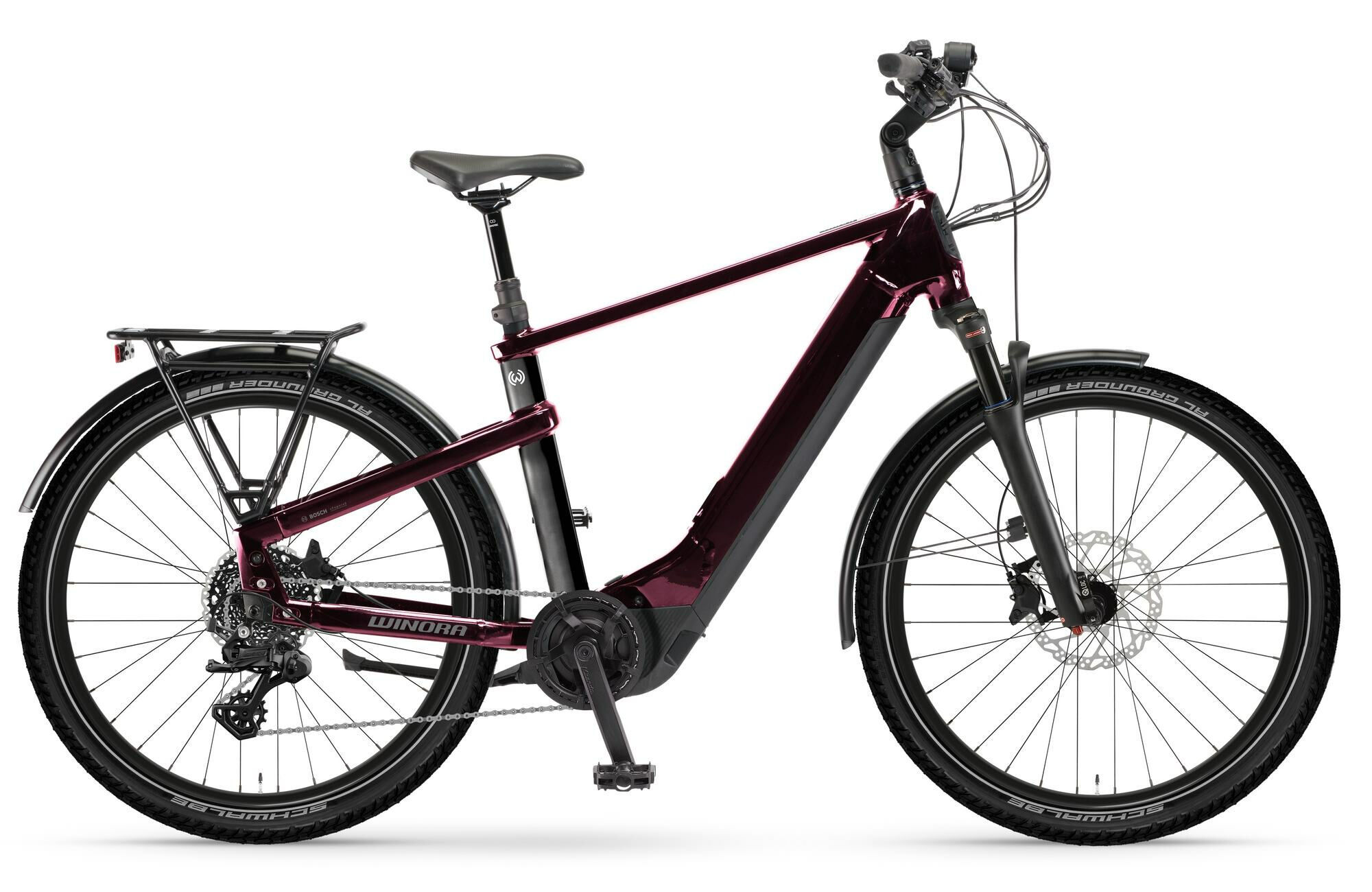 Winora Yakun X10E darkred 27,5" 625 Wh Diamant