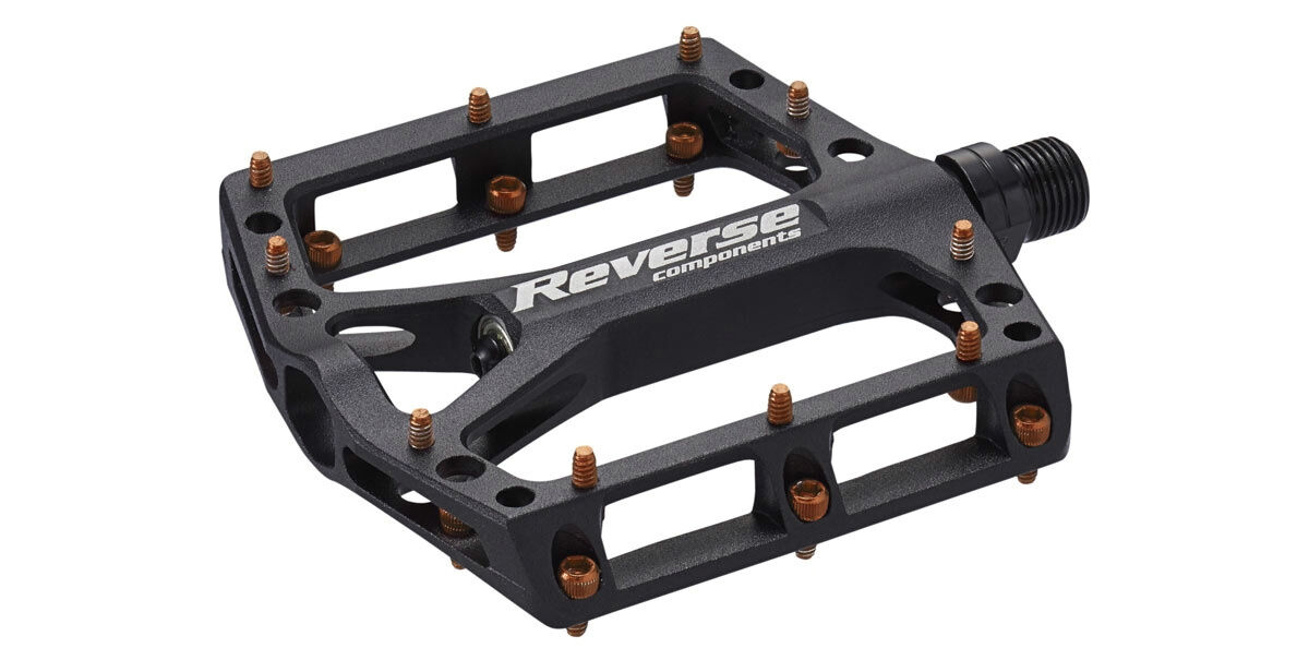 Reverse Black ONE Pedale Schwarz/Orange