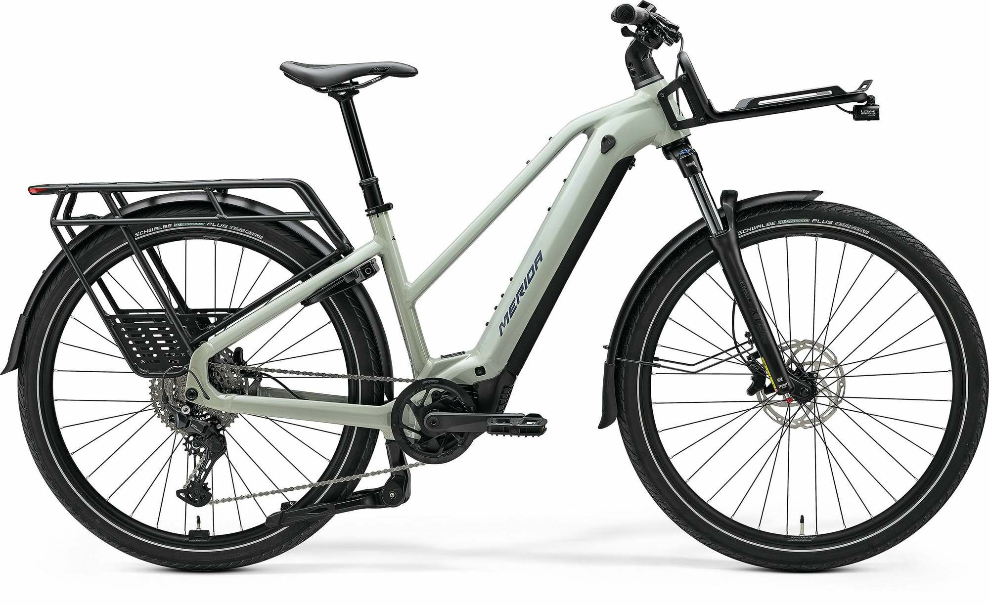 Merida eFLOAT HD L 500 EQ Early Moss Grey 28" 800 Wh Trapez S