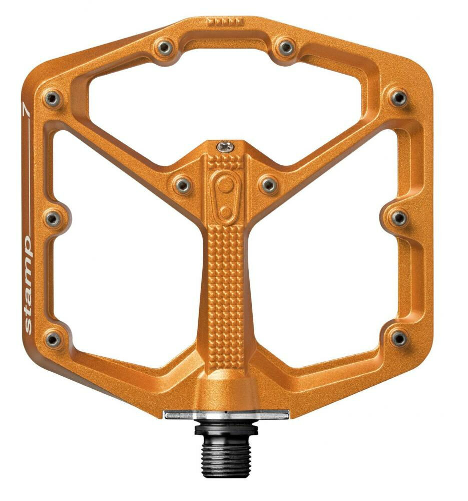 Crankbrothers STAMP 7 LARGE Plattform-Pedal orange