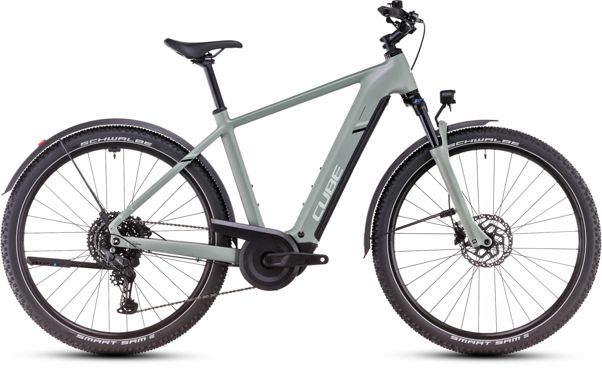 Cube Nuride Hybrid Pro 800 Allroad pistachio´n´stonegrey 28" 800 Wh Diamant