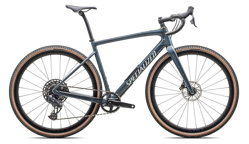 Specialized DIVERGE EXPERT CARBON CAST BLUE METALLIC/SILVER DUST 28" Diamant 54 cm