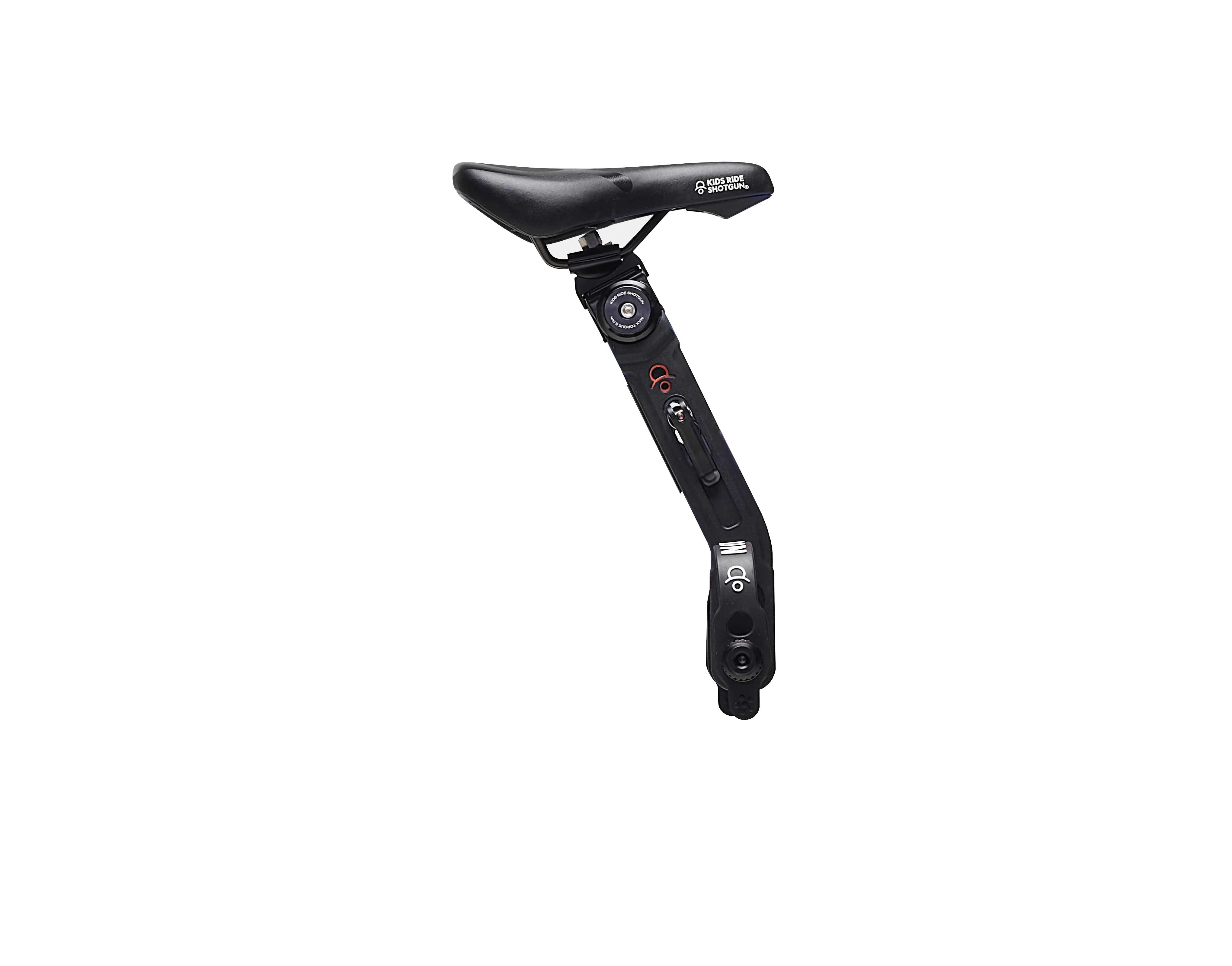 Kids Ride Shotgun  2.0 MTB Front Kindersitz Black