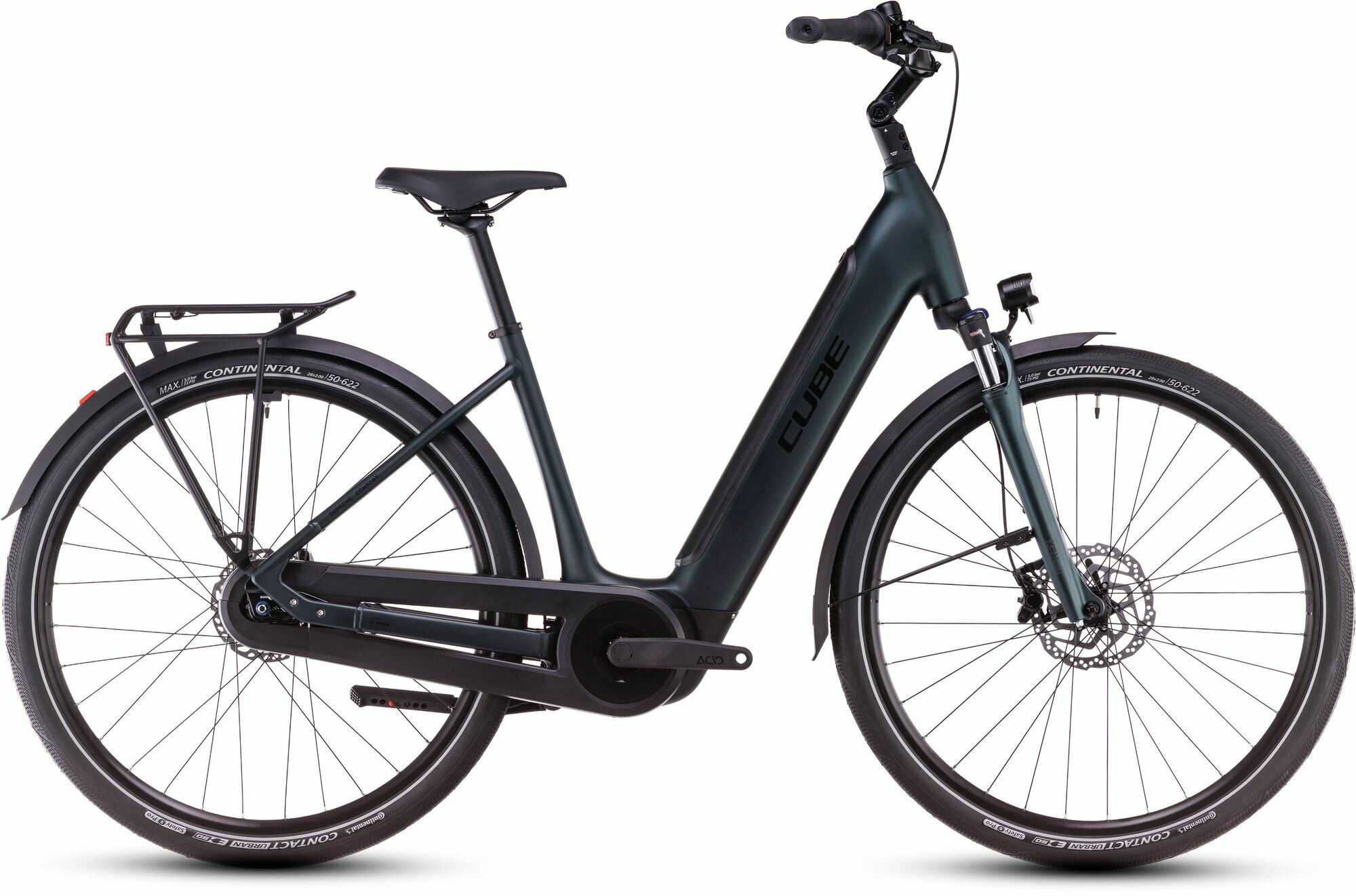 Cube Supreme RT Hybrid Comfort EX 500 viridian´n´black 26" 500 Wh Wave