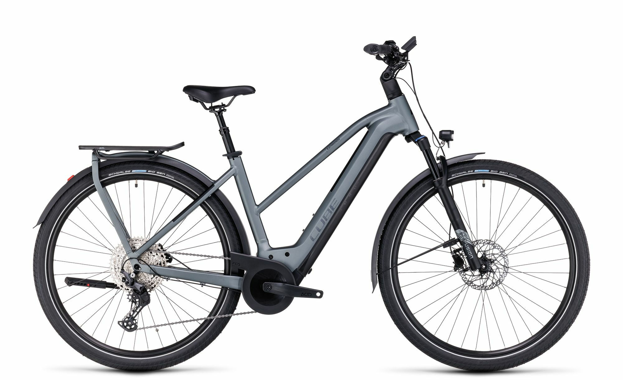 Cube Kathmandu Hybrid Pro 750 flashgrey´n´metal 2023 28" 750 Wh Trapez