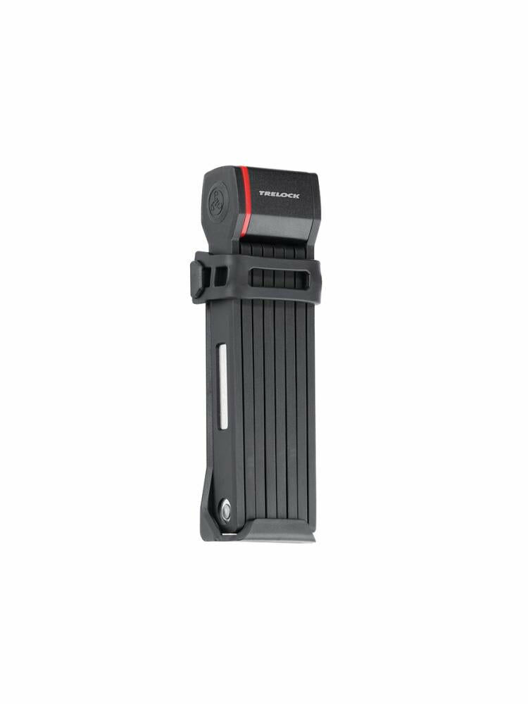 Trelock Faltschloss FS 280 Two.Go X-Move schwarz mit Halter
