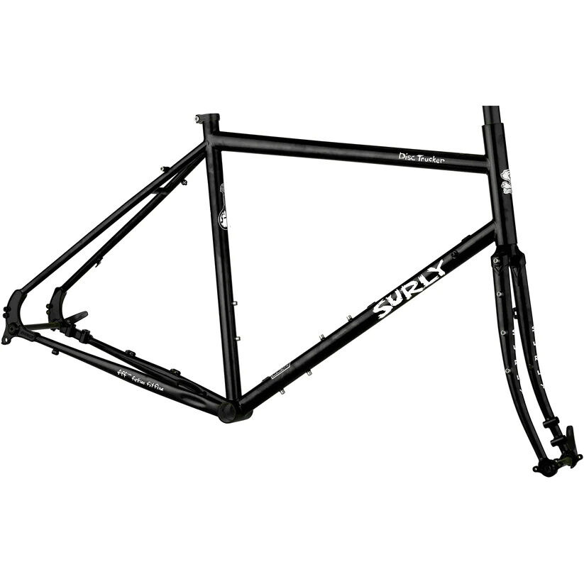 Surly Disc Trucker Reiserad Rahmenkit hi-viz black Diamant 52 cm