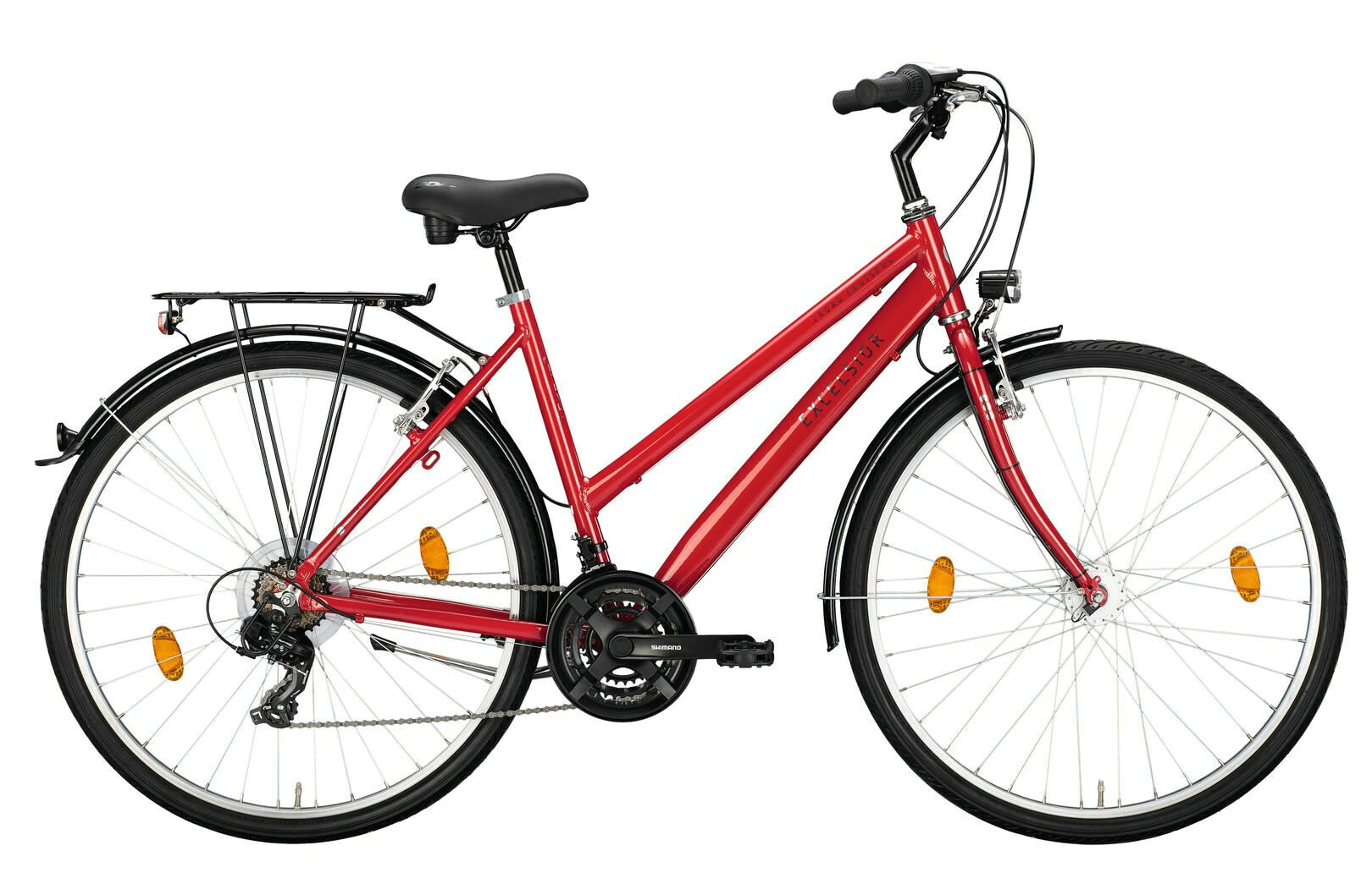 Excelsior Road Cruiser 21 Alu ND red 28" Trapez