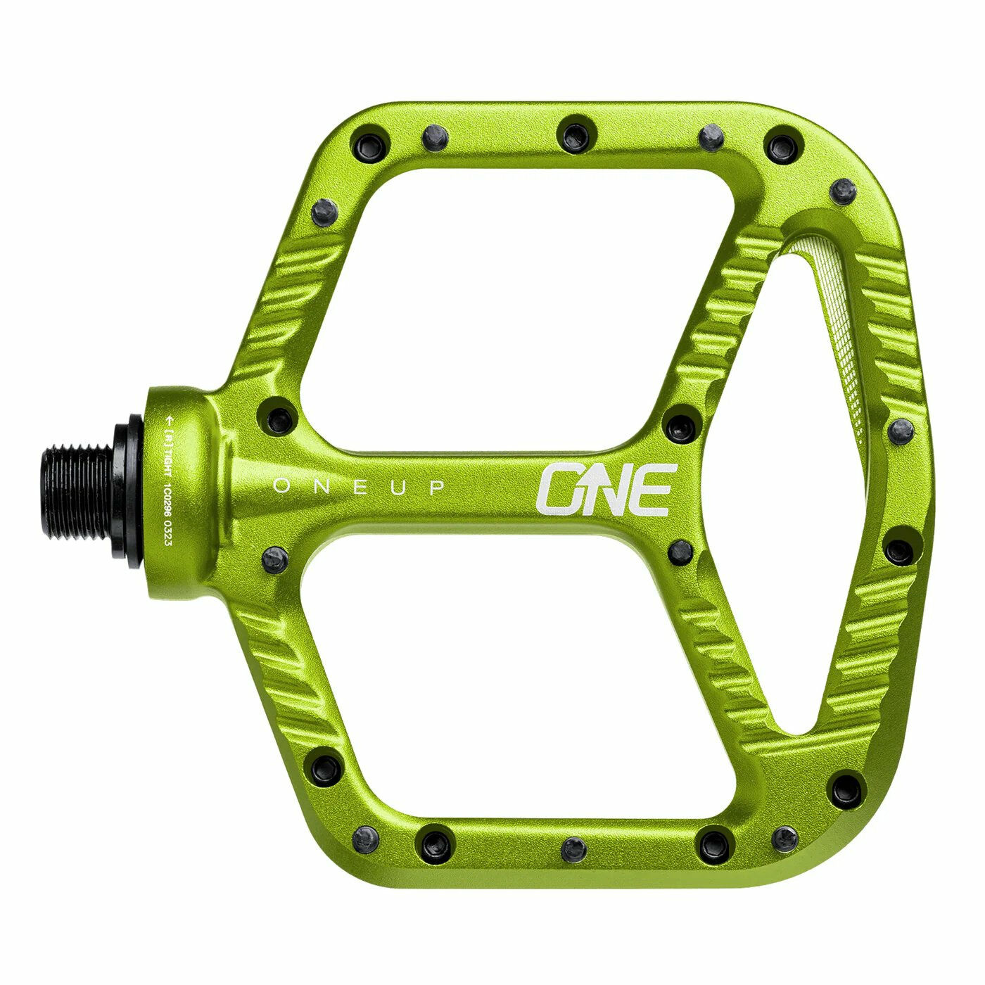 OneUp FLAT PEDAL ALUMINUM green