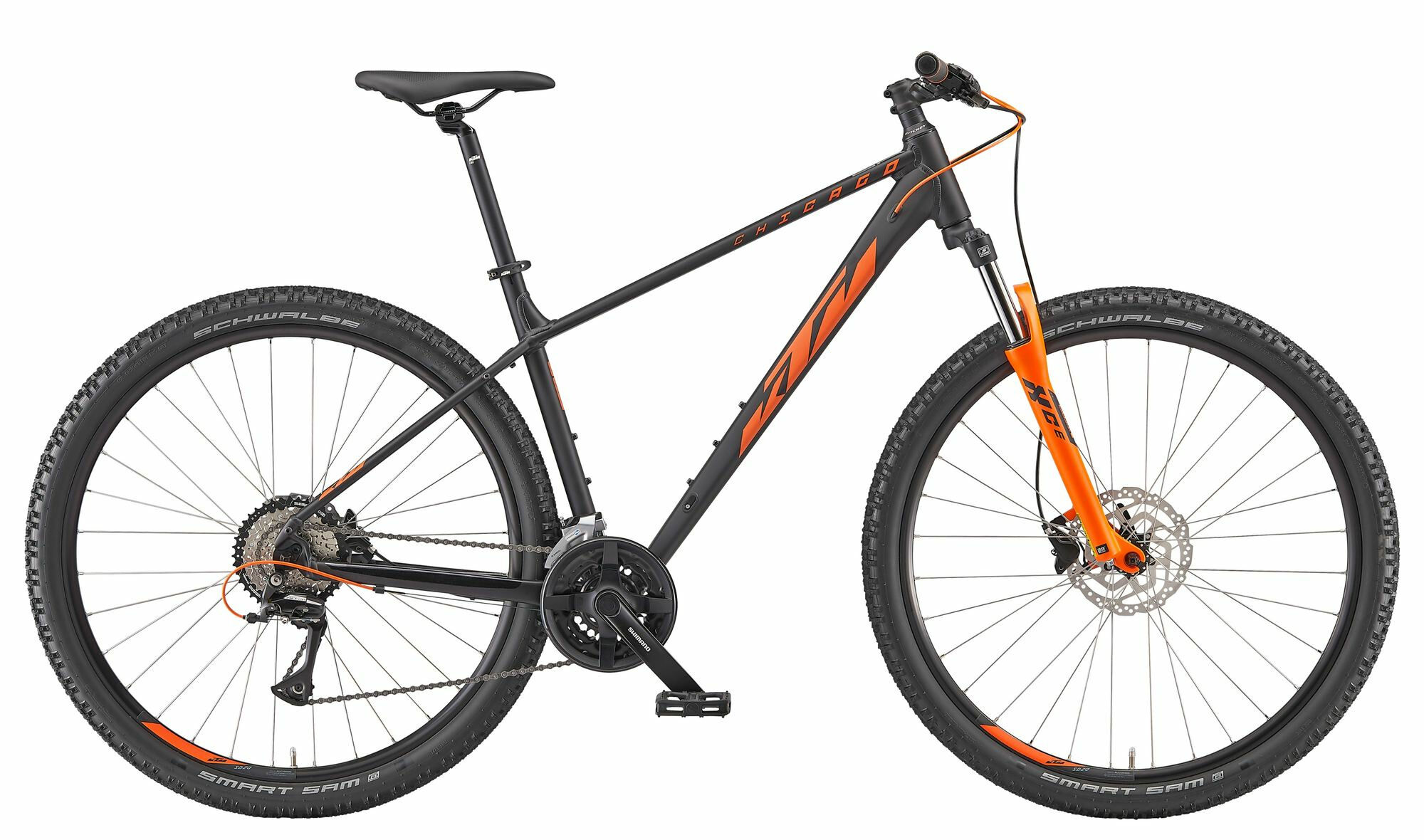 KTM Chicago 292 black matt (orange) 2024 29" Diamant