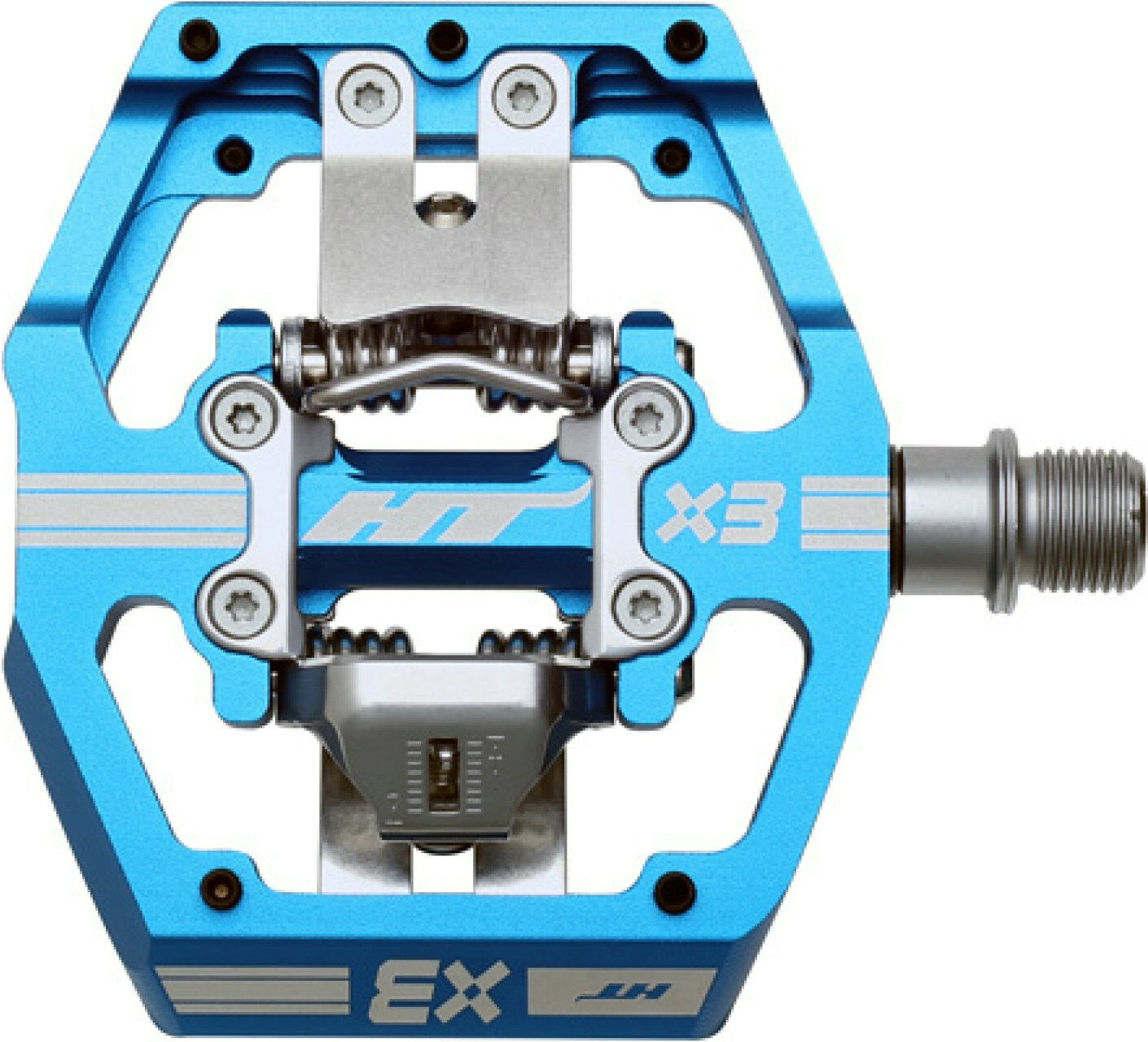 HT Components Pedale HT-X3 CNC Cromoly Marineblau