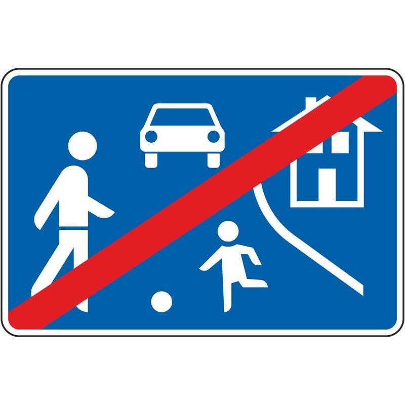 Verkehrszeichen 325.2 – Ende verkehrsberuhigter Bereich