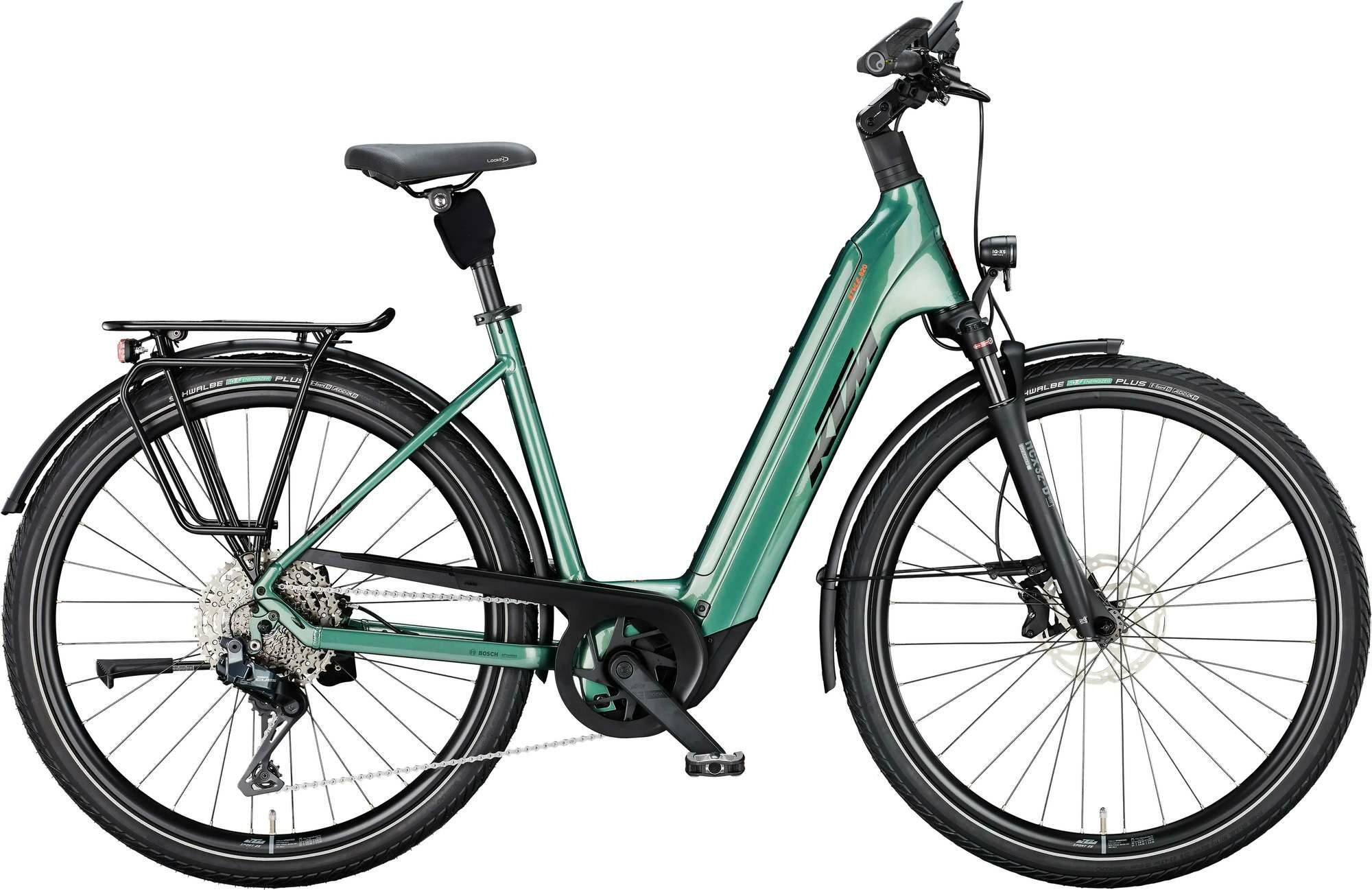KTM MACINA STYLE 820 Di2 WAVE - 28" 800 Wh - oxygen green (black+orange) 51 cm