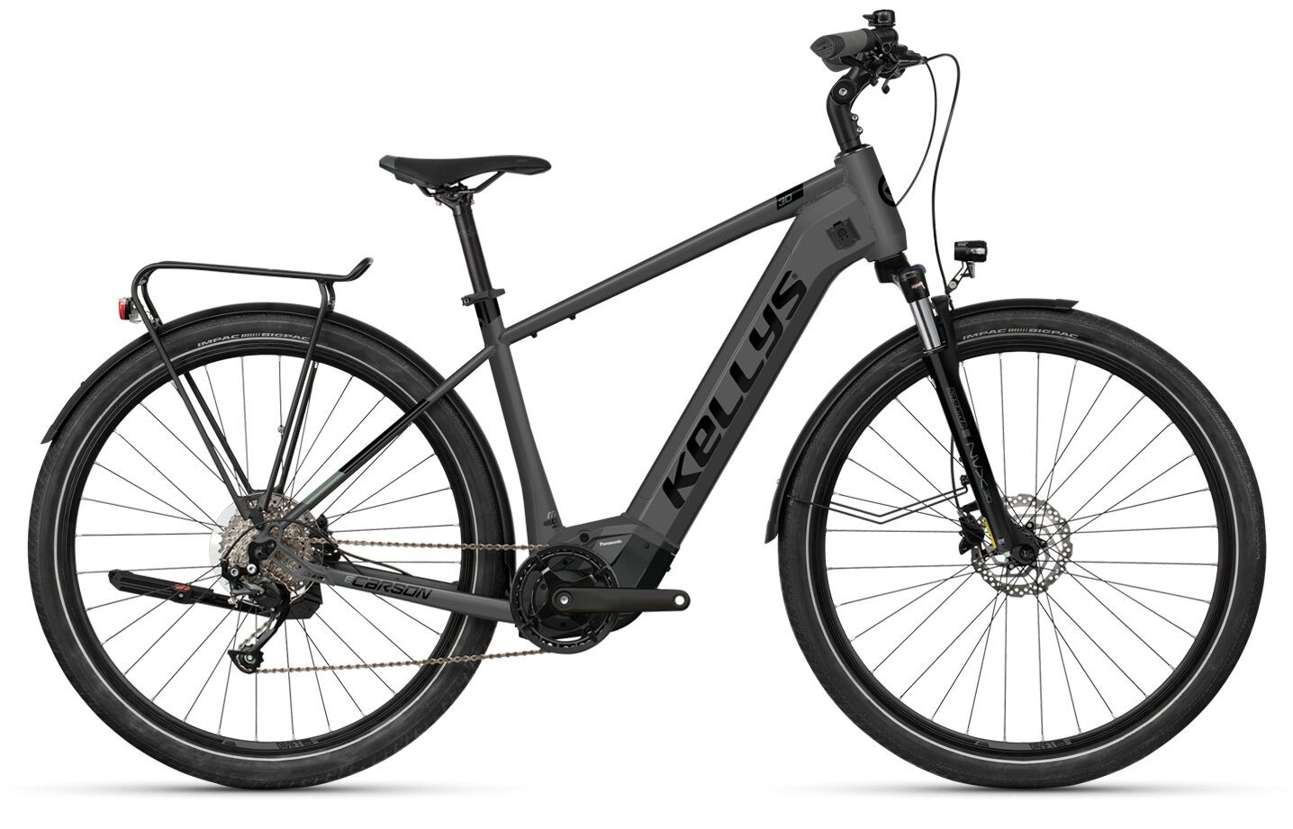 Kellys E-Carson 30 LTD Grey 28" 725 Wh Diamant