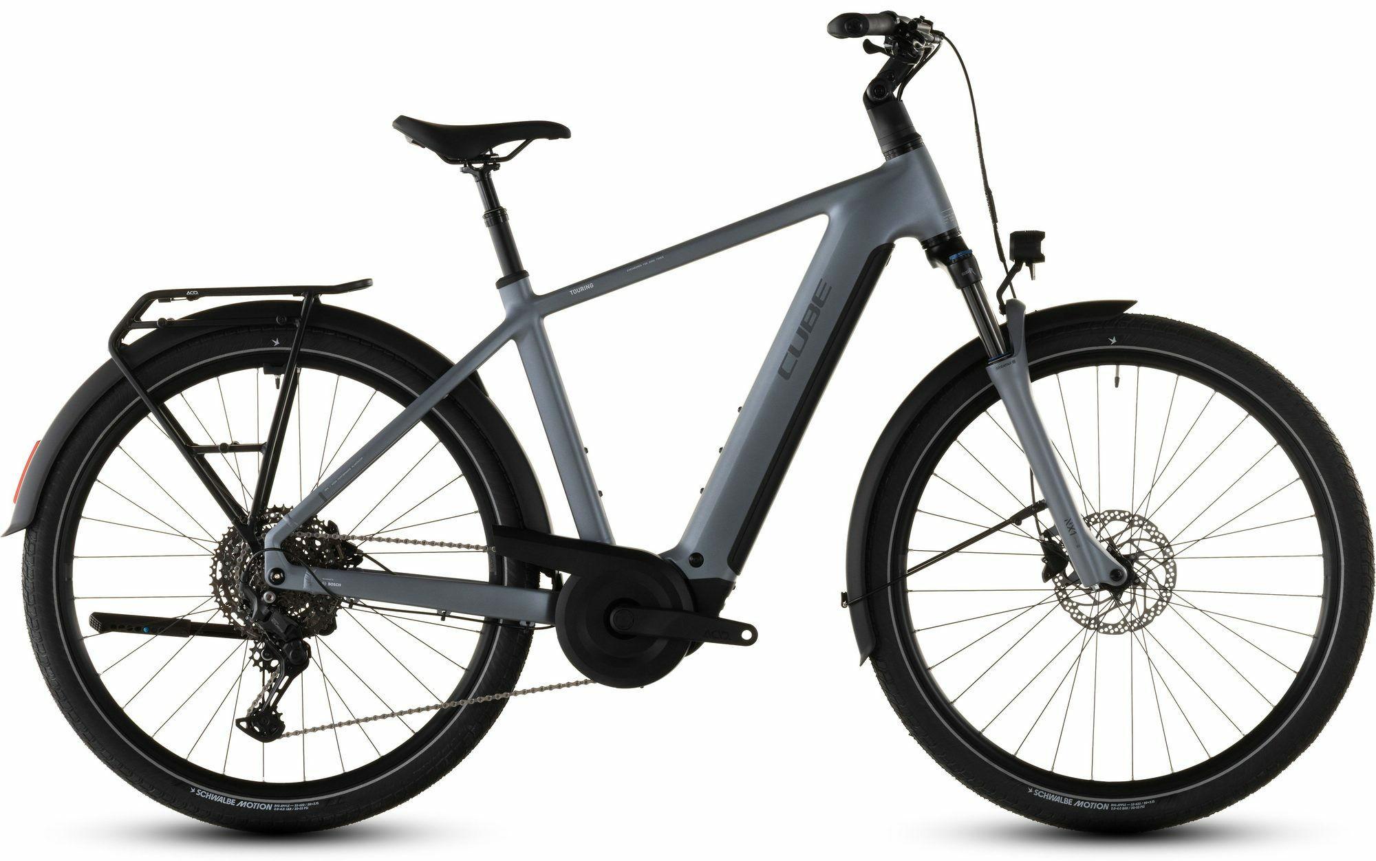 Cube Touring Hybrid Pro 800 pearlgrey´n´grey 28" 800 Wh Diamant
