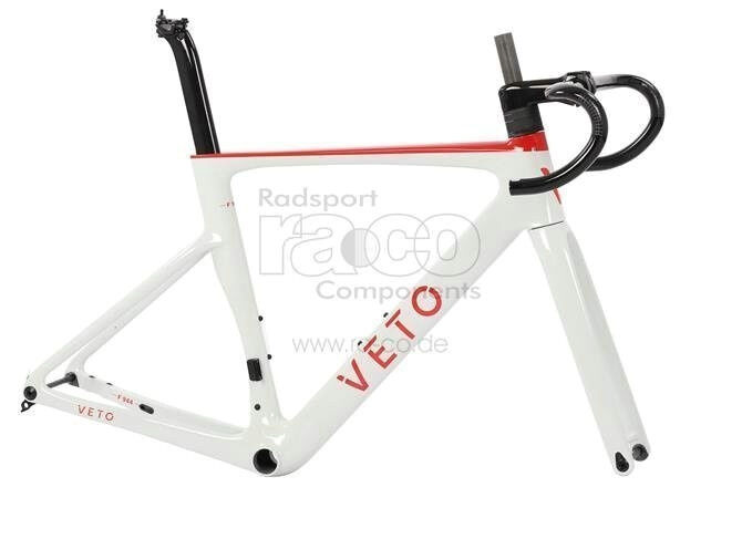 VETO F944 Road Aero Rahmenkit Speedgray Diamant 58 cm