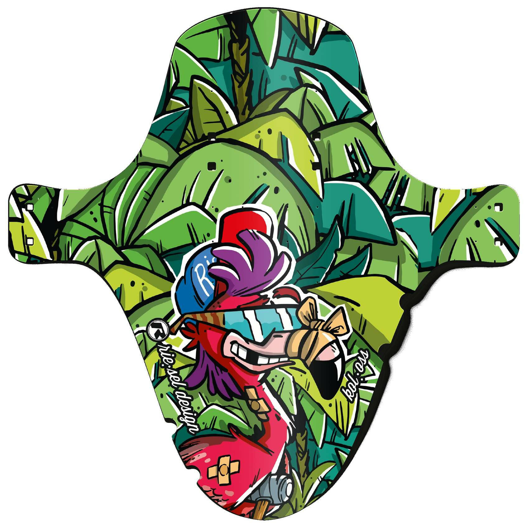 Rie:sel design Kol:Oss Mudguard MTB Flowmingo