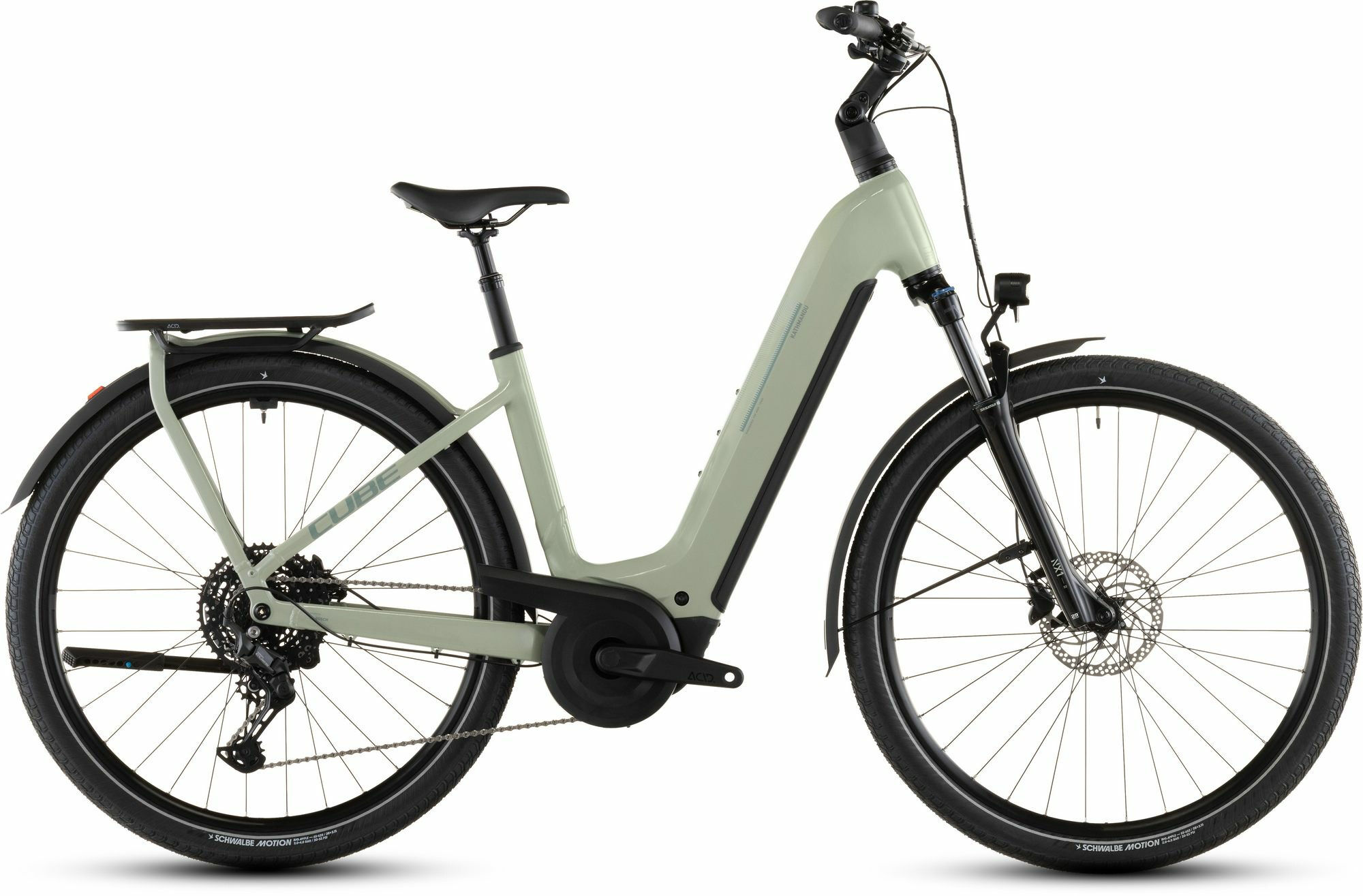 Cube KATHMANDU HYBRID ONE 800 pea ́n ́green 28" 800 Wh Wave 46 cm