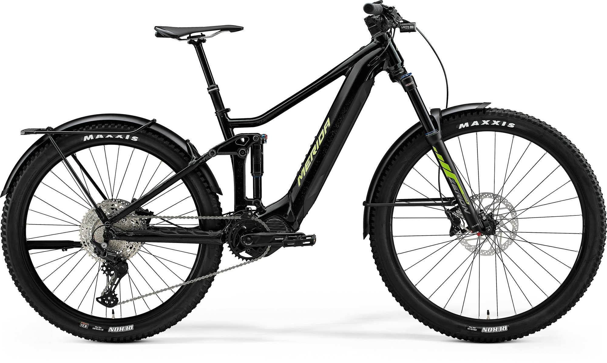 Merida eONE-FORTY EQ Schwarz/Grün 29" 630 Wh Diamant