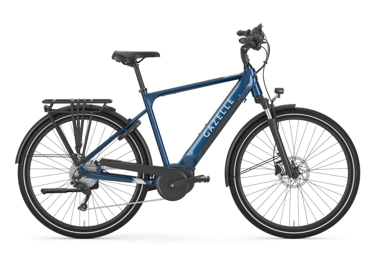 Gazelle Medeo T10 HMB mallard blue gloss 2023 28" 500 Wh Diamant
