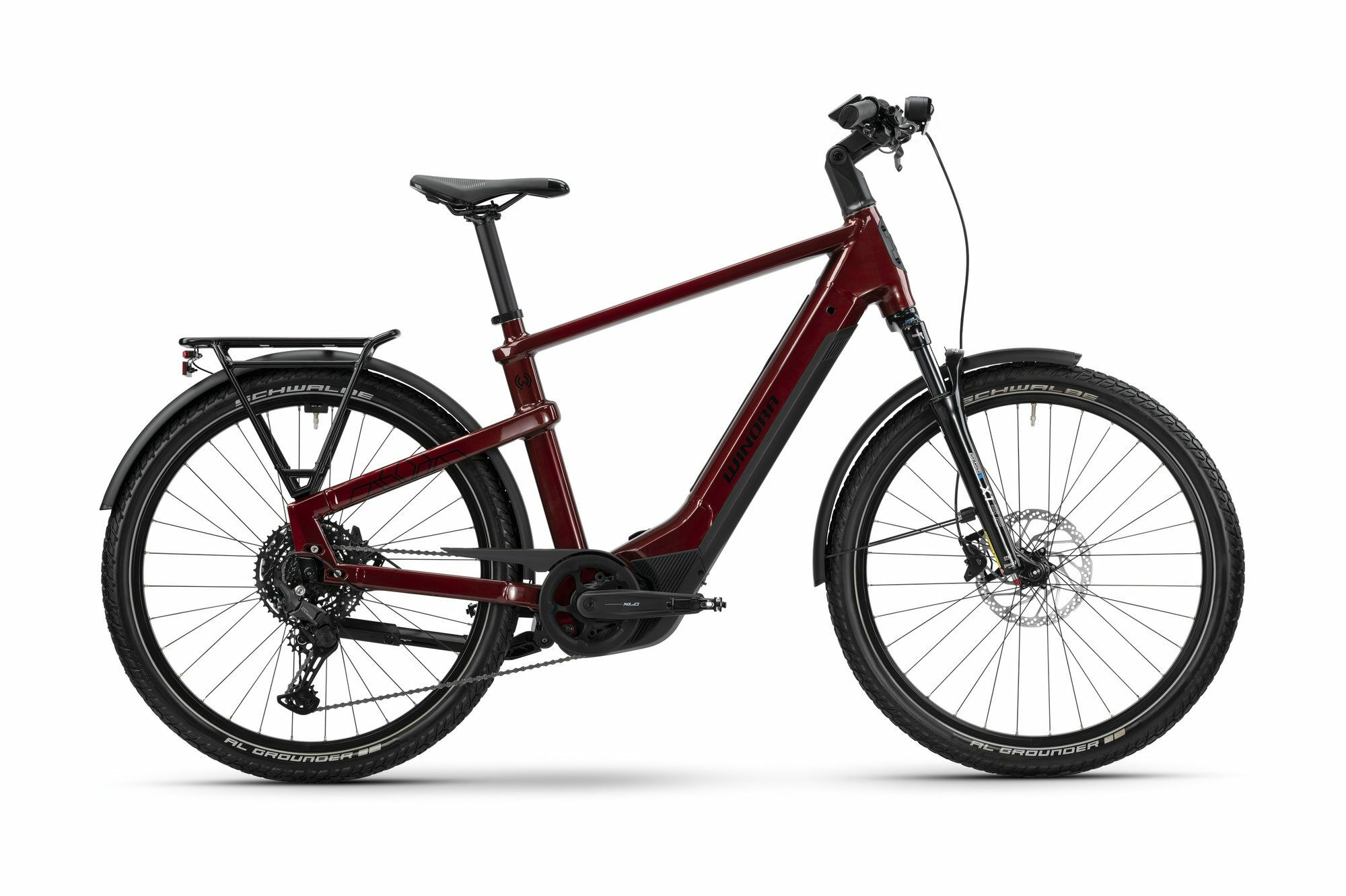 Winora YAKUN X10 warm red-gloss 27;5" 800 Wh Diamant 51 cm