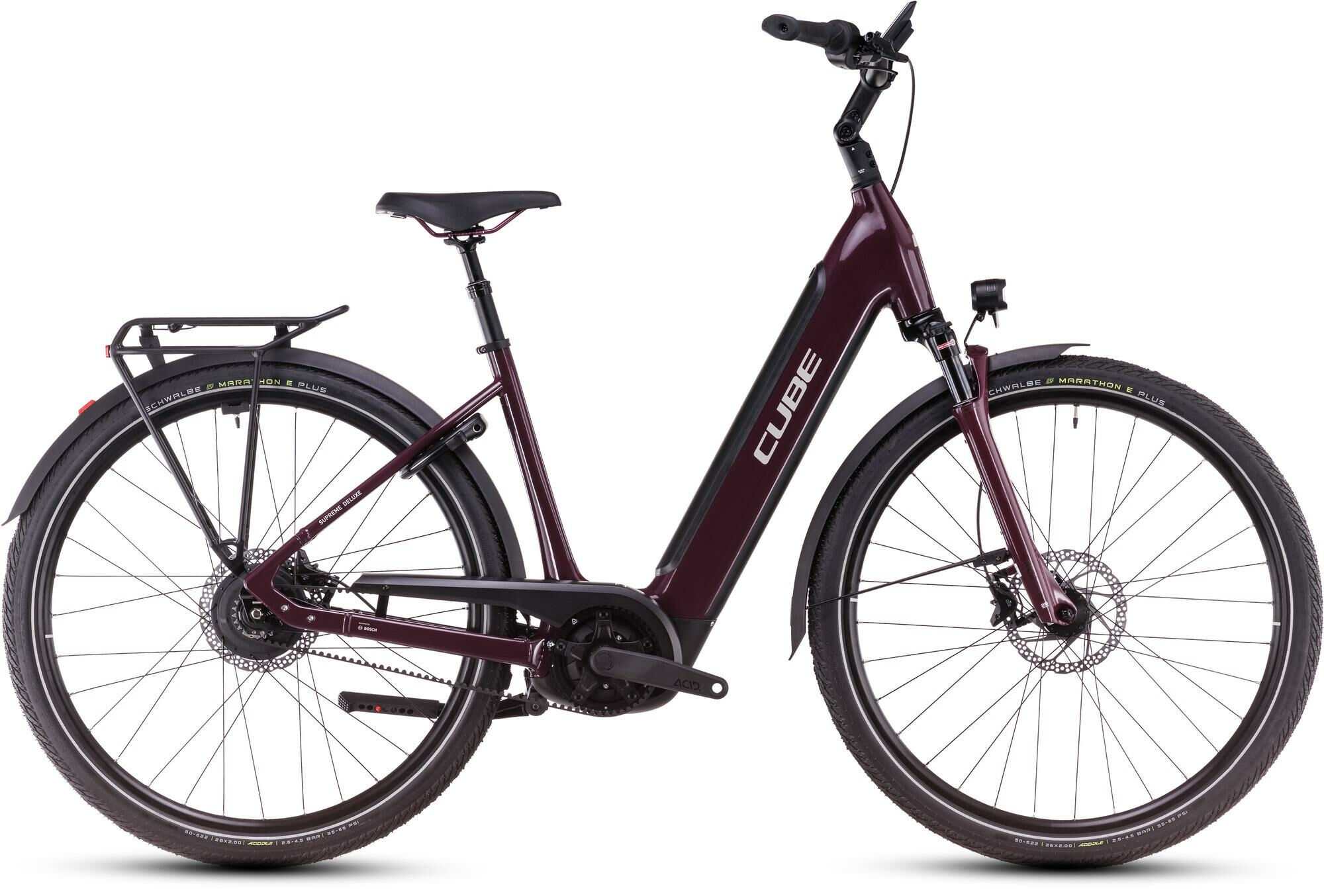 Cube Supreme Hybrid Deluxe Pro 625 amaroneÂ´nÂ´grey 28" 625 Wh Wave