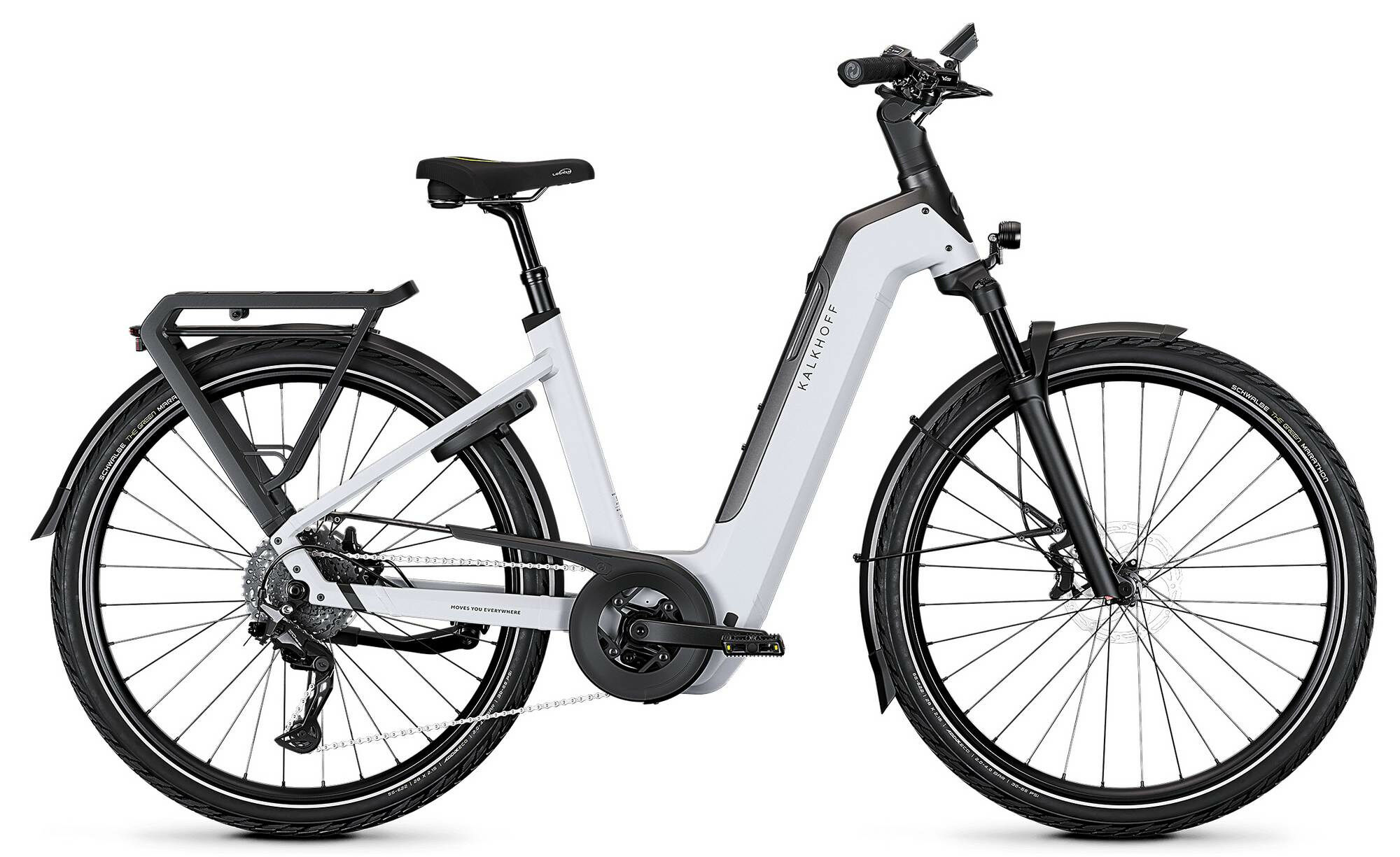 Kalkhoff ENDEAVOUR 5+ ADVANCE offwhite / diamondblack matt 29" 800 Wh Wave M