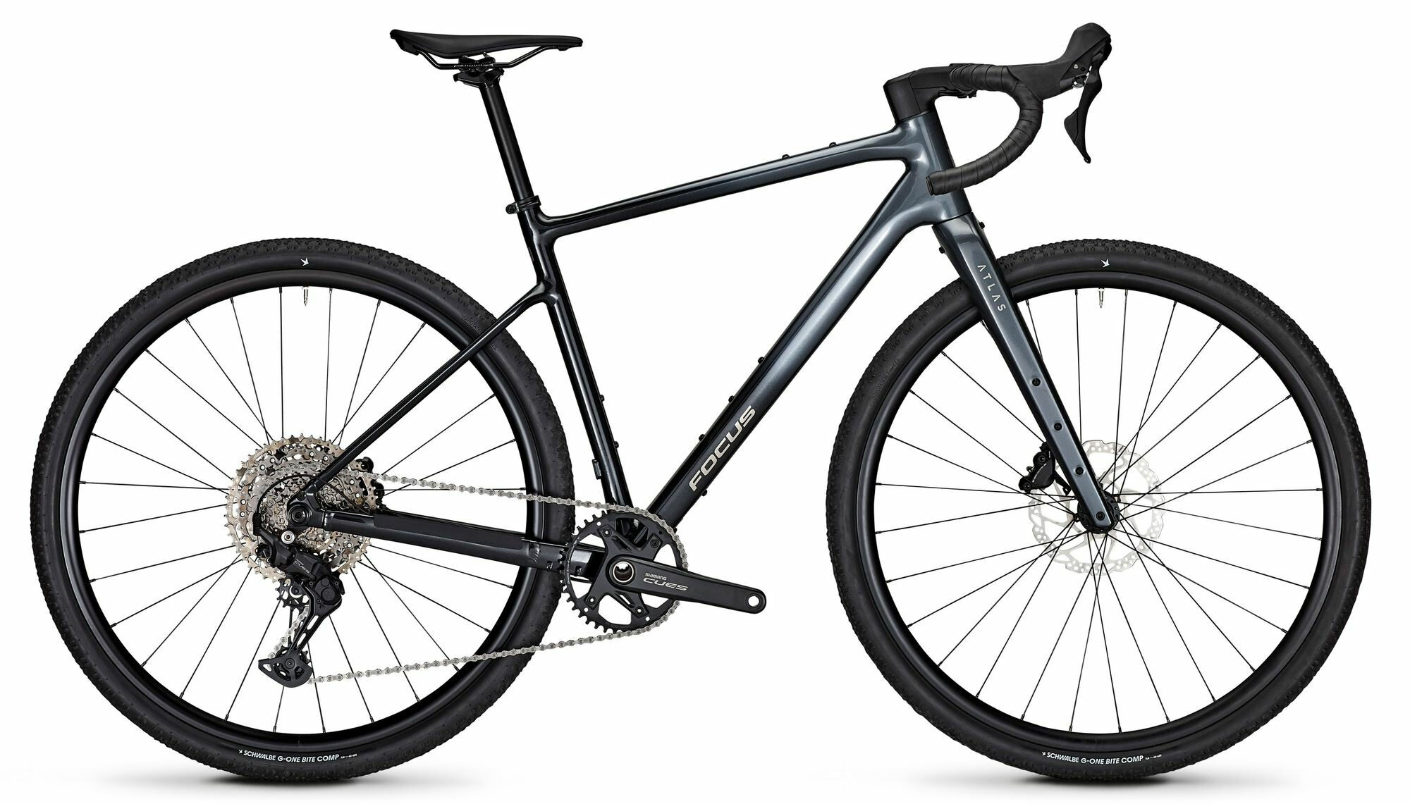 Focus ATLAS 6.7 Steelgrey / Diamondblack 28" Diamant M