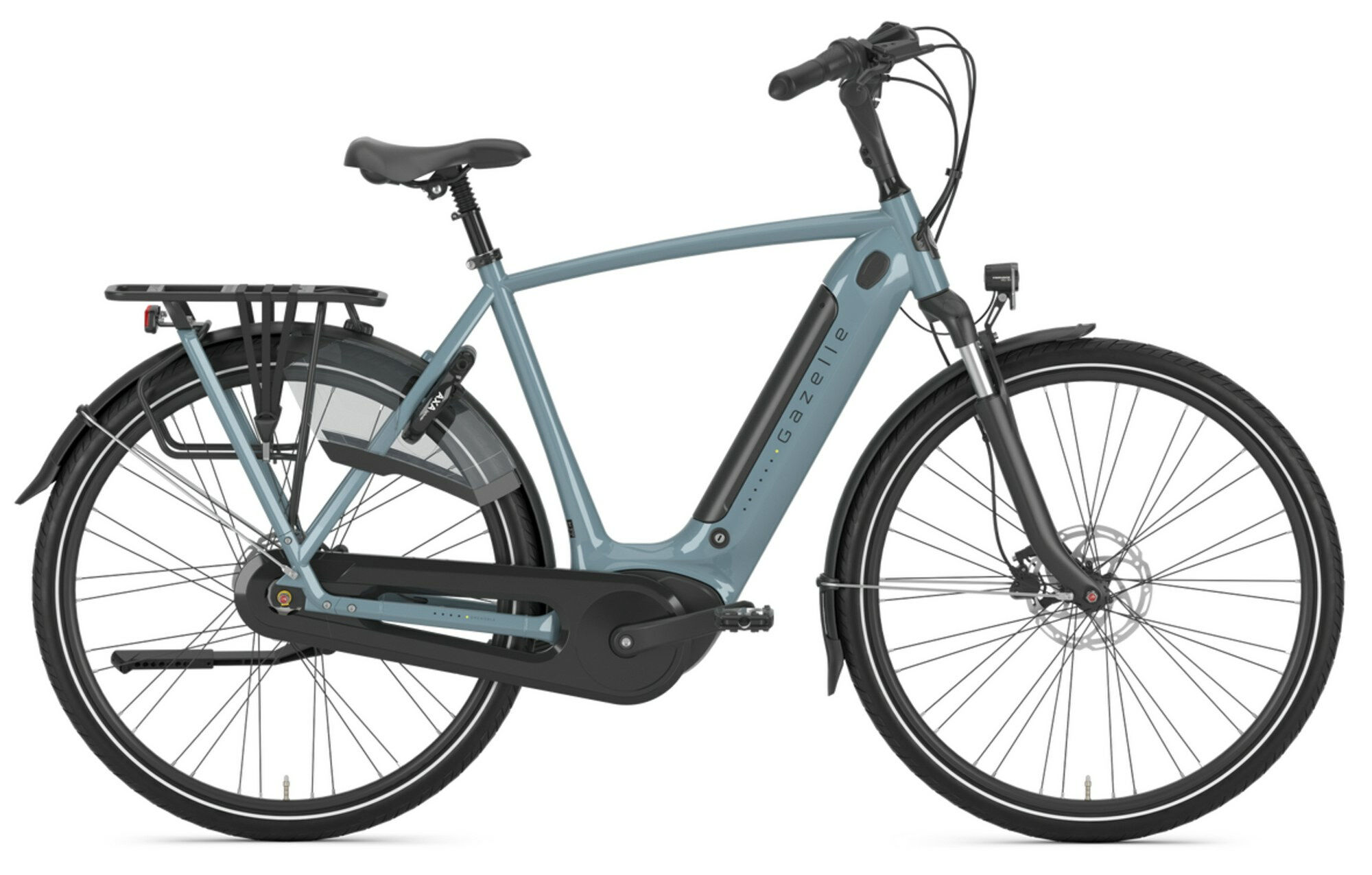 Gazelle Grenoble C7+ HMB thunder grey gloss 28" 500 Wh Diamant 61 cm