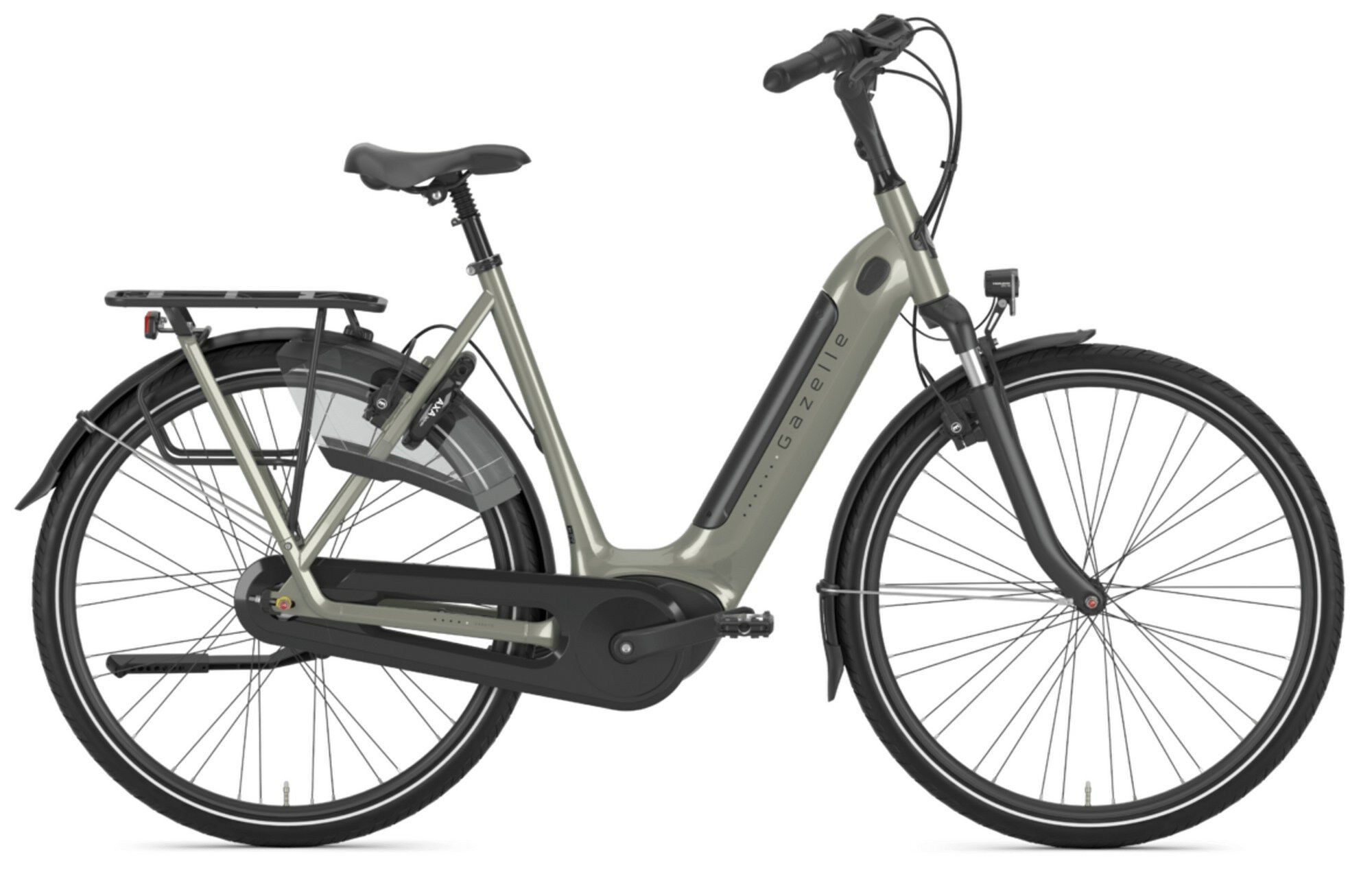 Gazelle Arroyo C7+ HMB Elite clay green gloss 28" 500 Wh Wave 61 cm