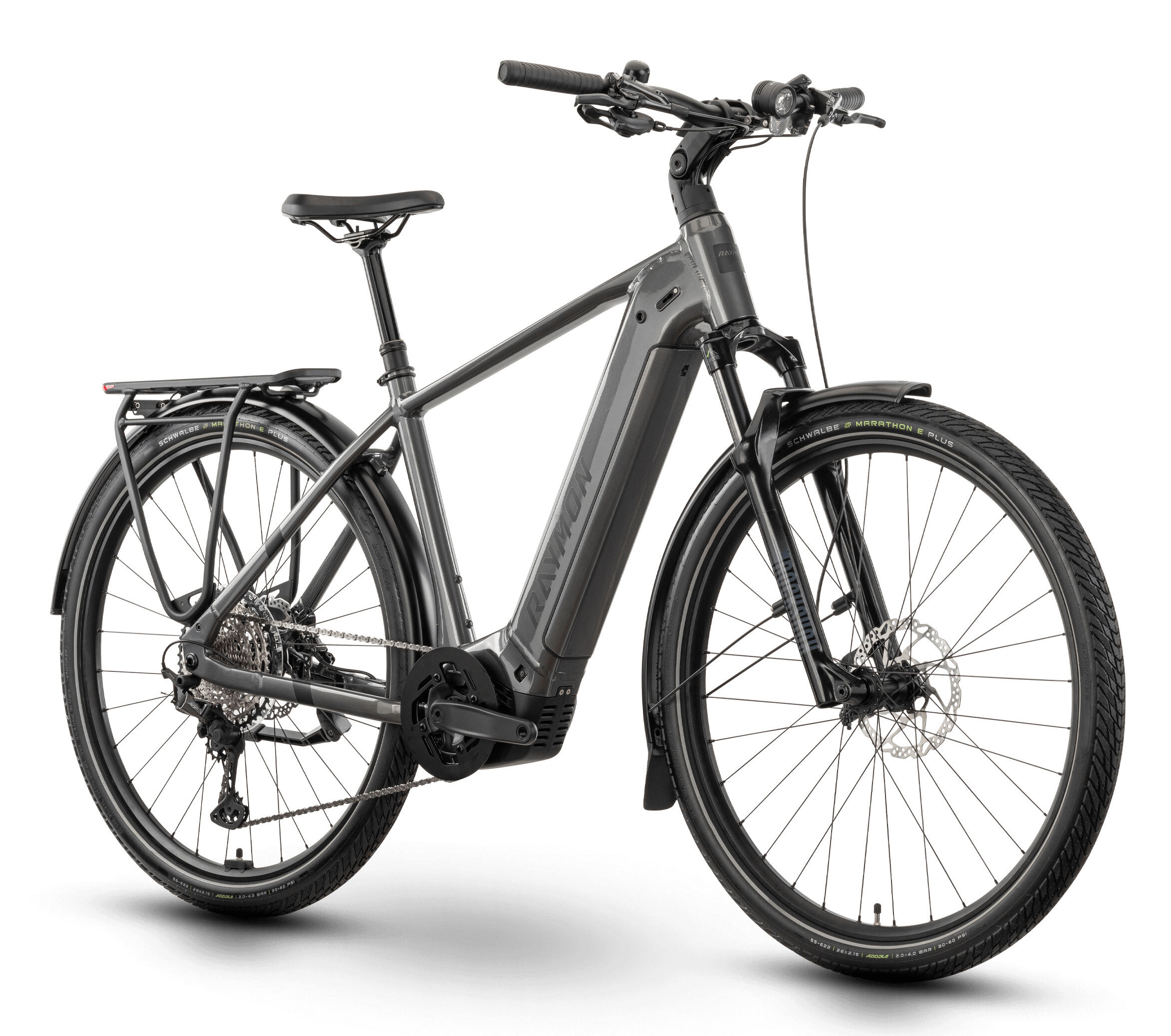 Raymon TAHONA ULTRA 800 Metalgrey / Black / Citron 29" 800 Wh Diamant M