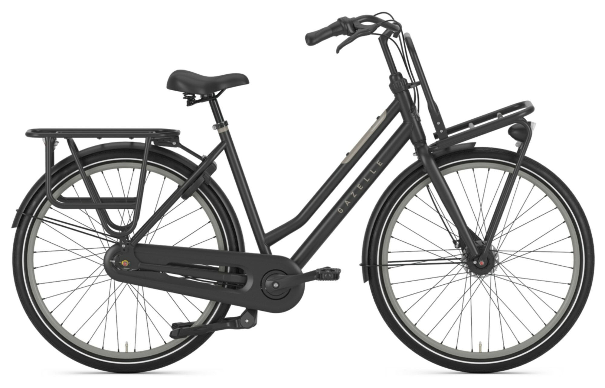 Gazelle HeavyDutyNL 7-Gang black matte 28" Wave