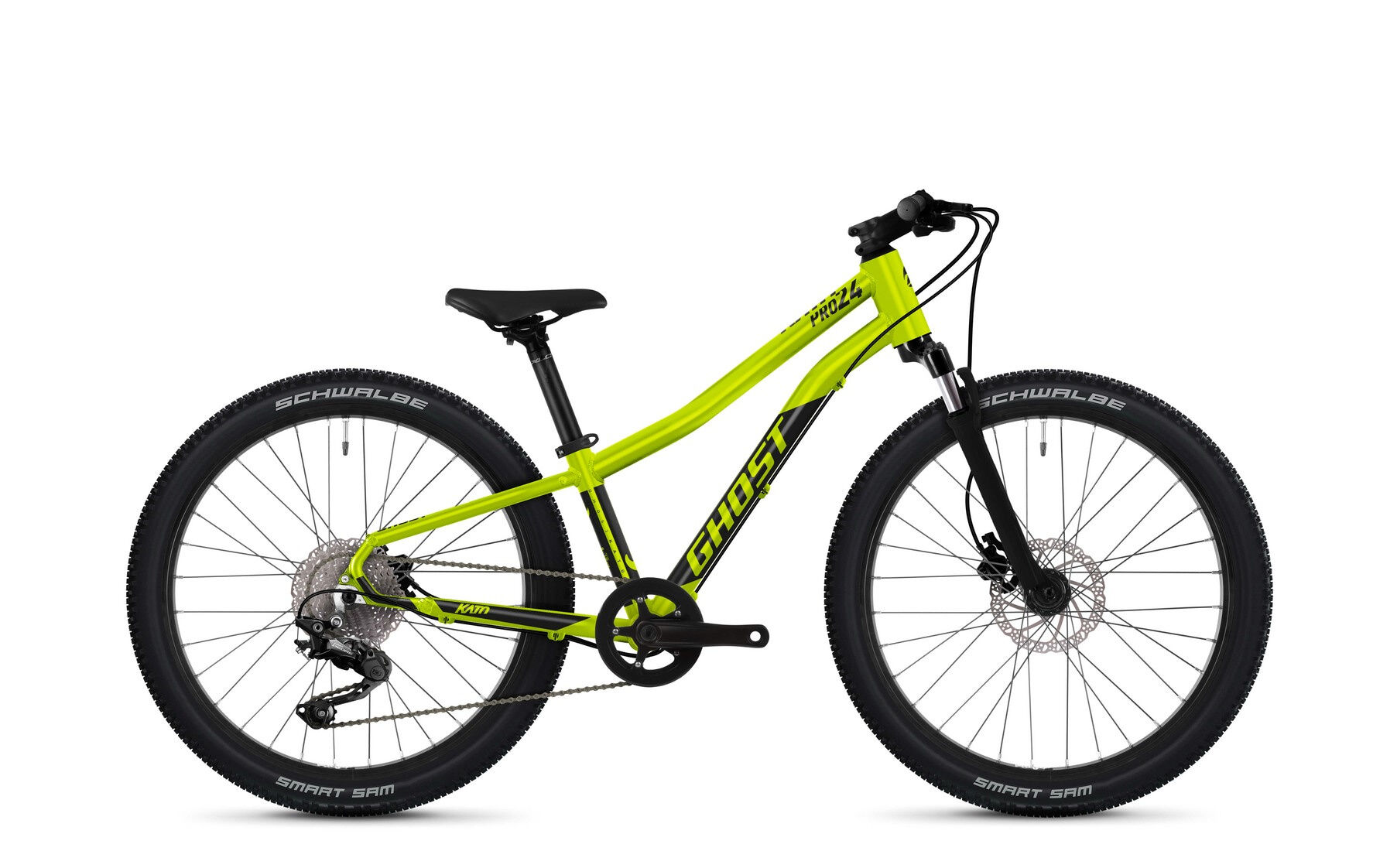 Ghost Kato 24 Pro candy lime green/black-glossy 2022 24" Diamant